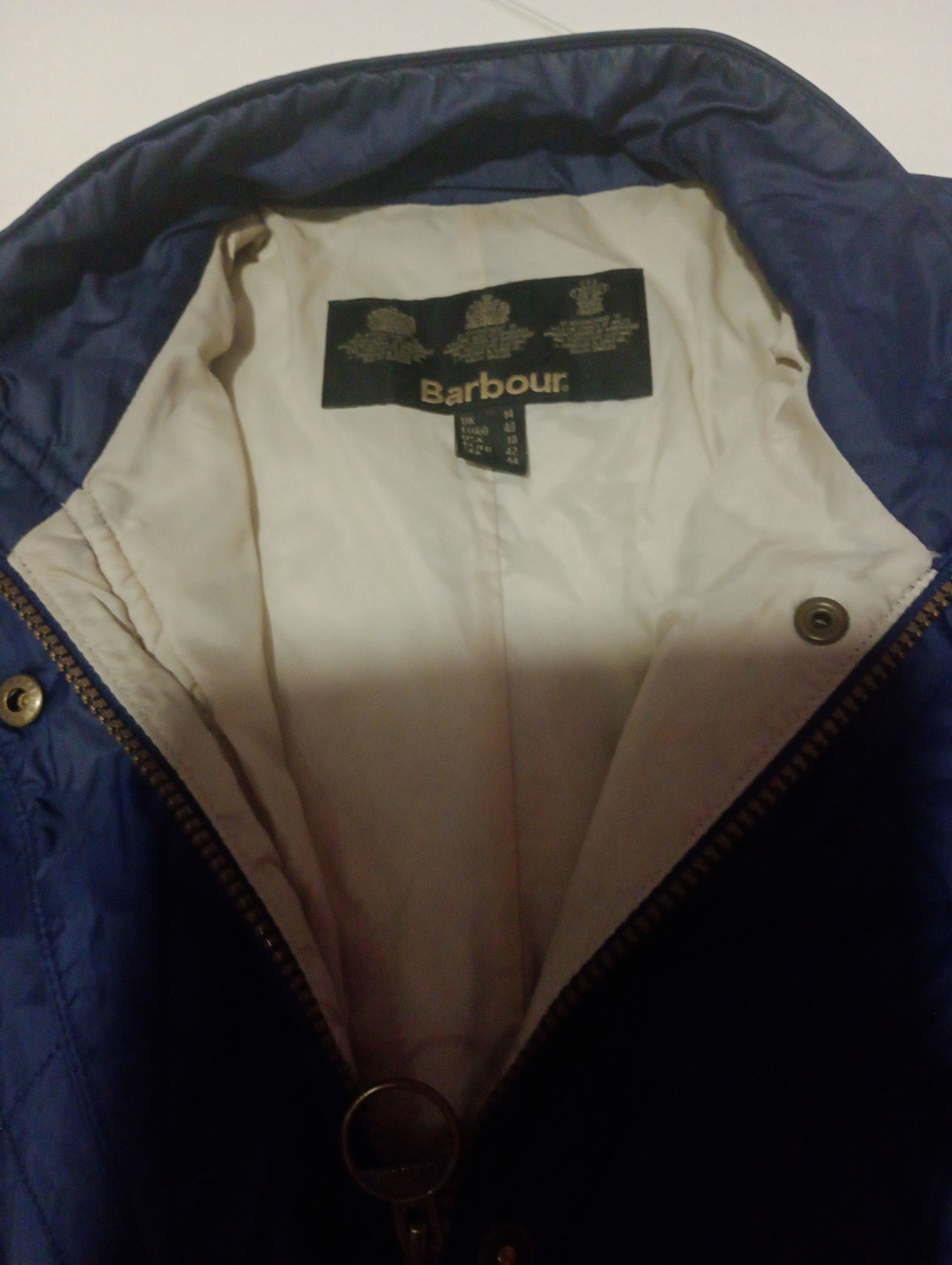 Barbour Barbour Ladies UK 14 padded flyweight cavalry jacket Size L / US 10 / IT 46 - 2 Thumbnail