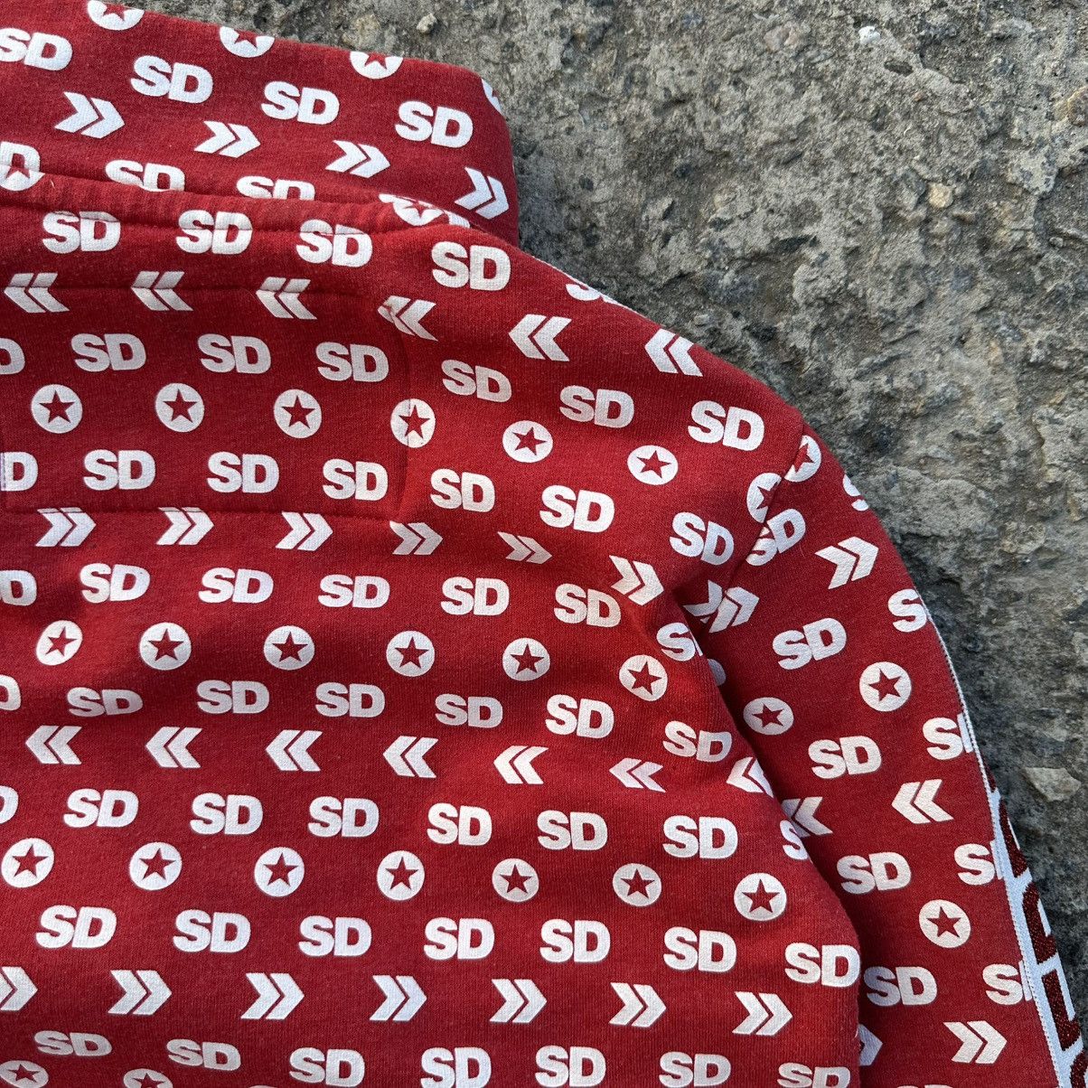 Superdry Vintage Japanese Style Superdry Coral Design Zip Sweater Size US S / EU 44-46 / 1 - 14 Thumbnail