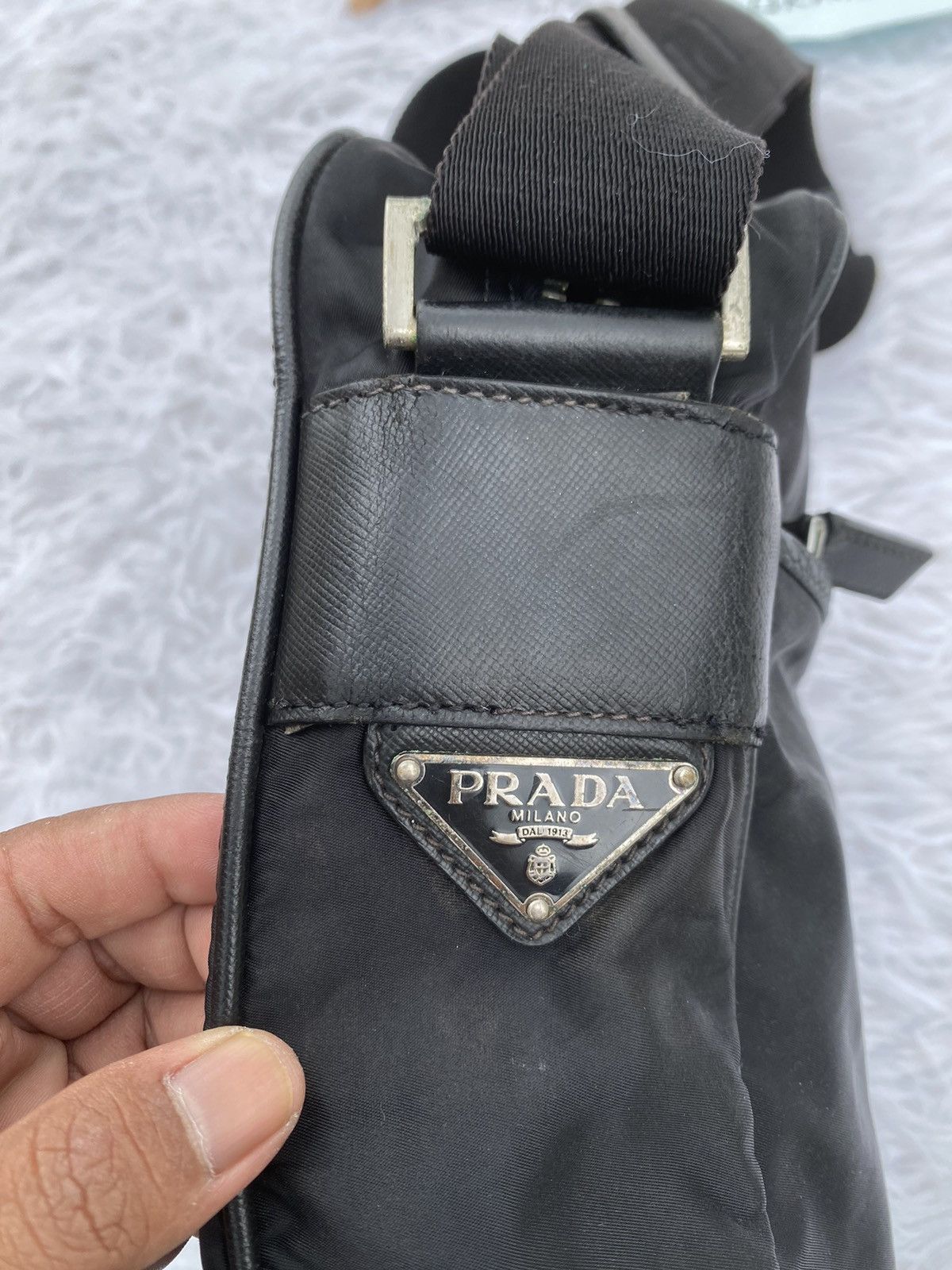 Prada Rare Vintage PRADA Milano Sling Bag Size ONE SIZE - 9 Thumbnail