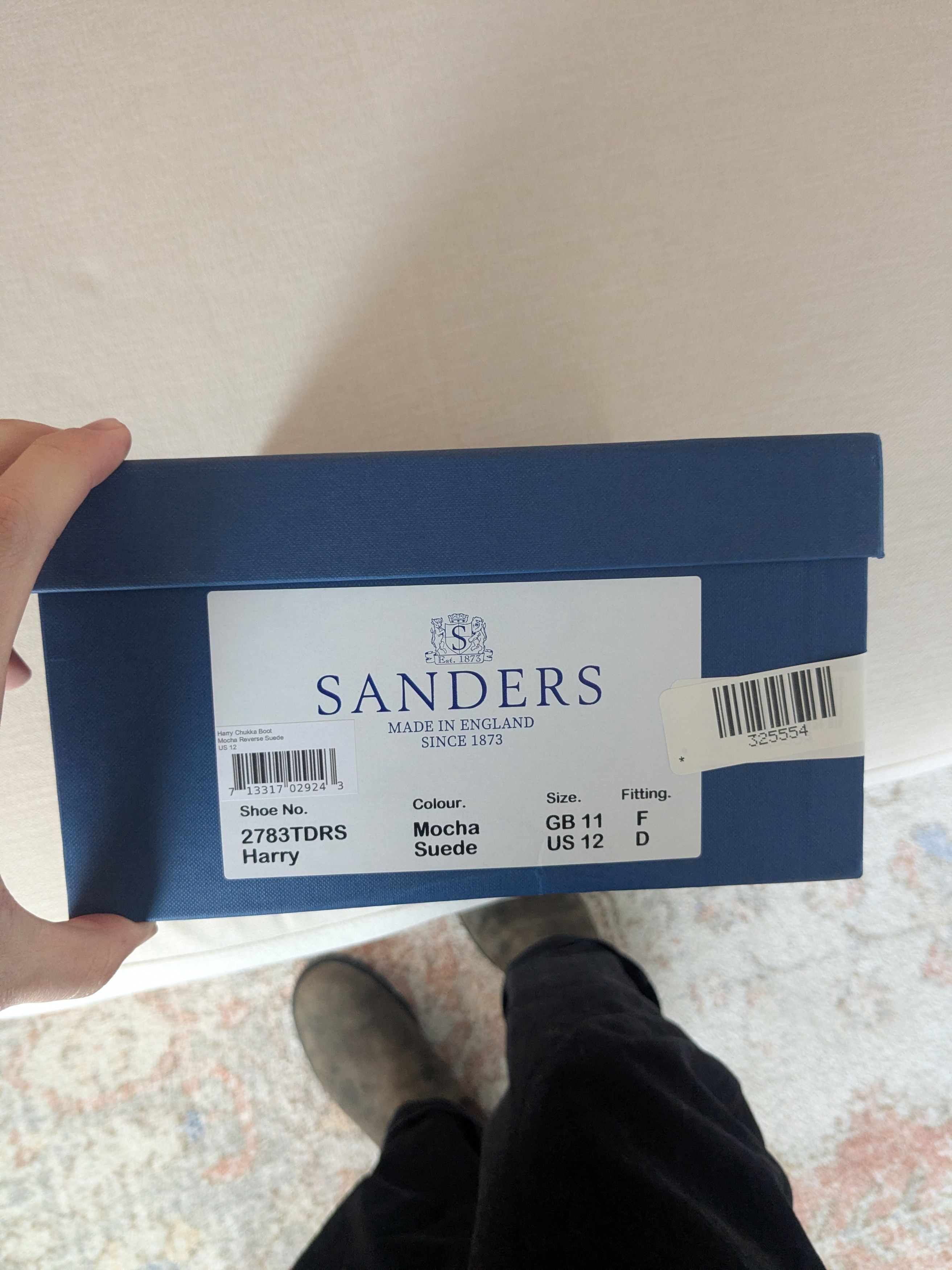 Sanders Harry Suede Chukka Boot Size US 12 / EU 45 - 2 Thumbnail