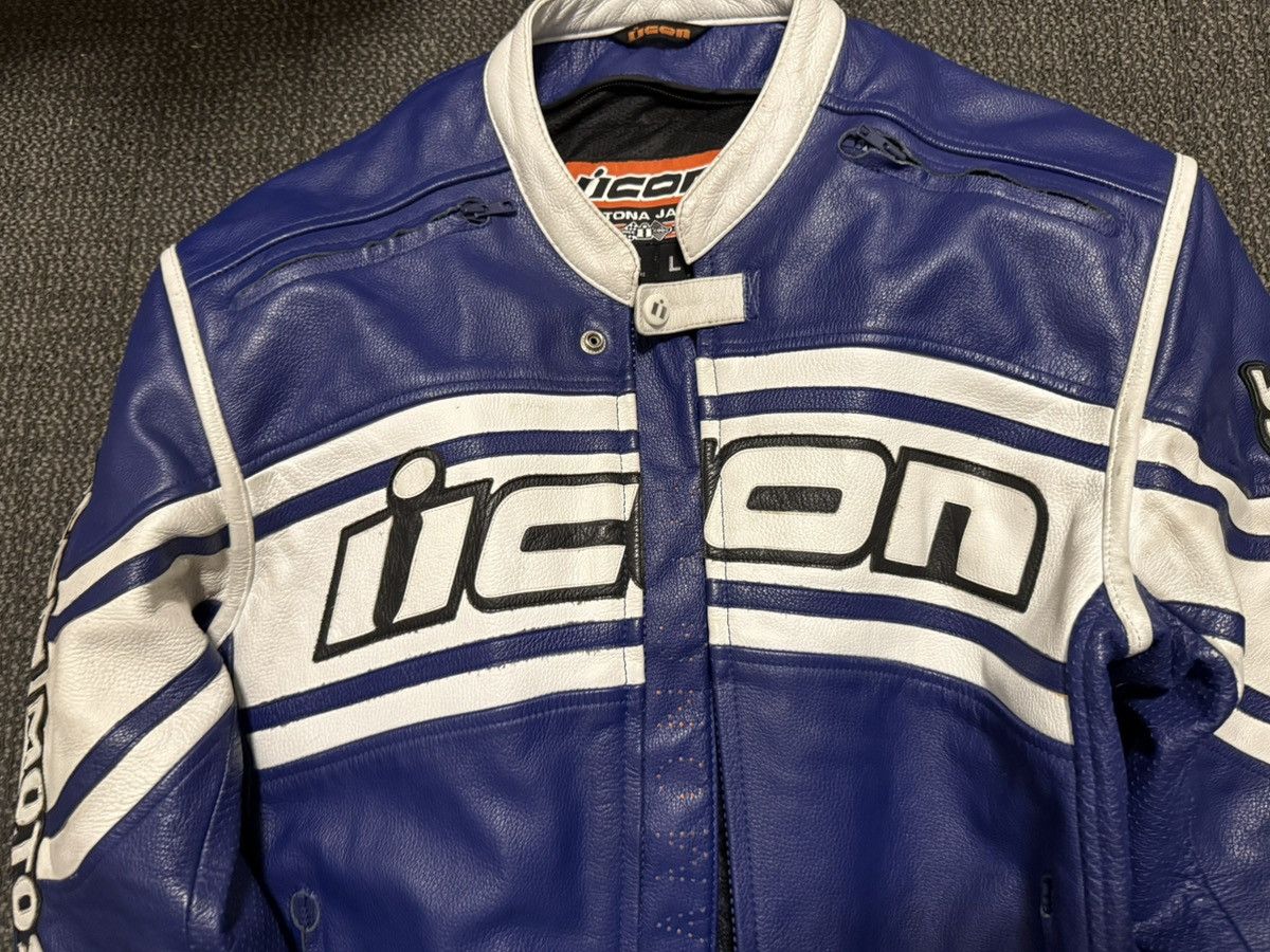 ICON Motorsports Leather Jacket Size US L / EU 52-54 / 3 - 2 Thumbnail