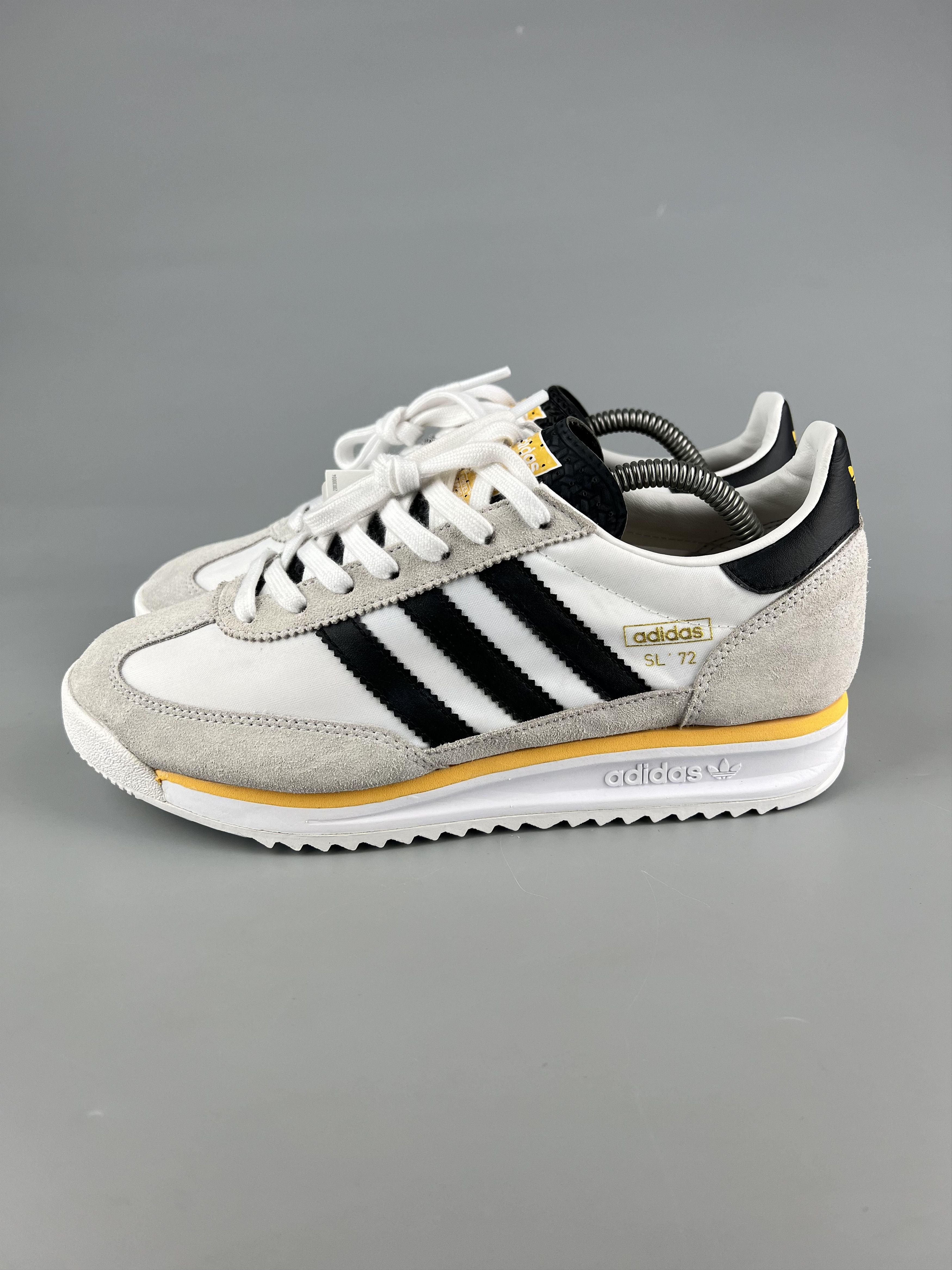 Adidas Adidas SL72 RS Gray White Black Casual Sneakers Size US 7.5 / EU 40-41 - 2 Thumbnail