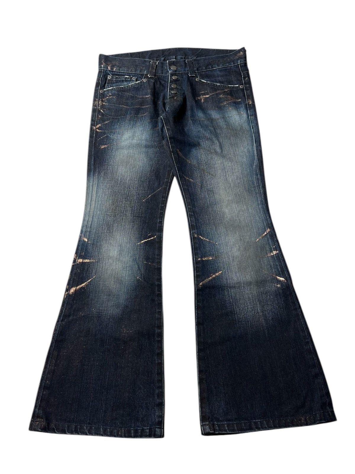 Tornado Mart Bootcut Tornado Mart Button Super Flare Pants Size US 30 / EU 46 - 1 Thumbnail
