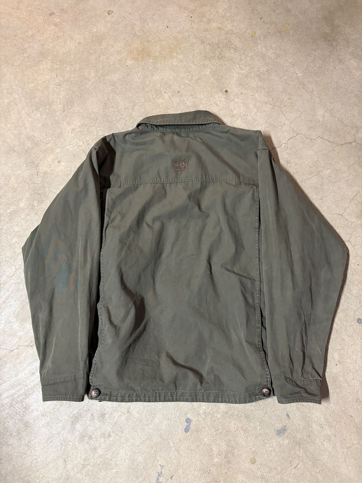 Woolrich Woolen Mills VTG 90s Woolrich Work Detroit Style Jacket Faded Olive Green Size US L / EU 52-54 / 3 - 5 Thumbnail