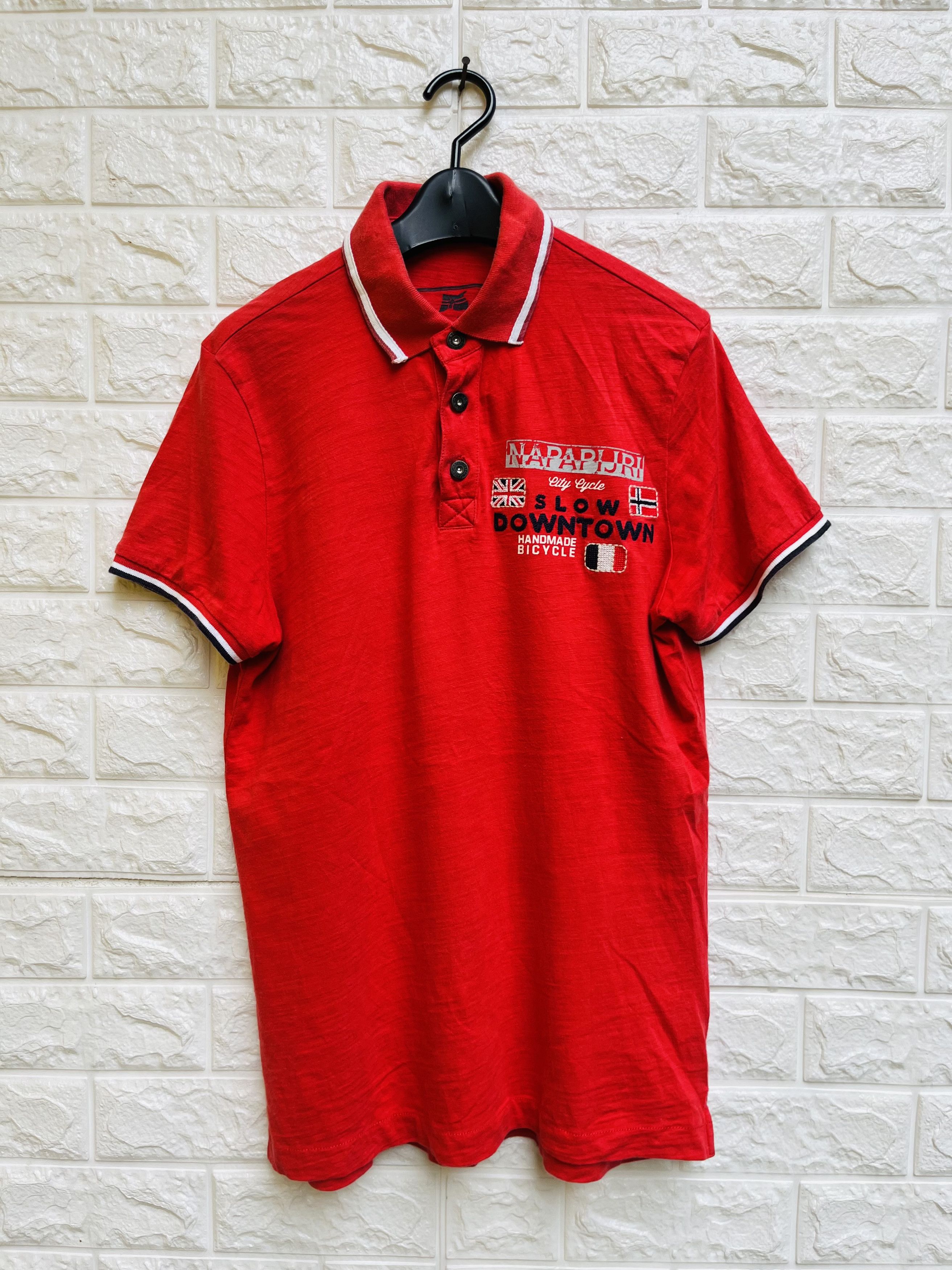 Napapijri × Vintage Vintage Napapijri Slow Down Town Designer Fashion Style Size US M / EU 48-50 / 2 - 1 Thumbnail