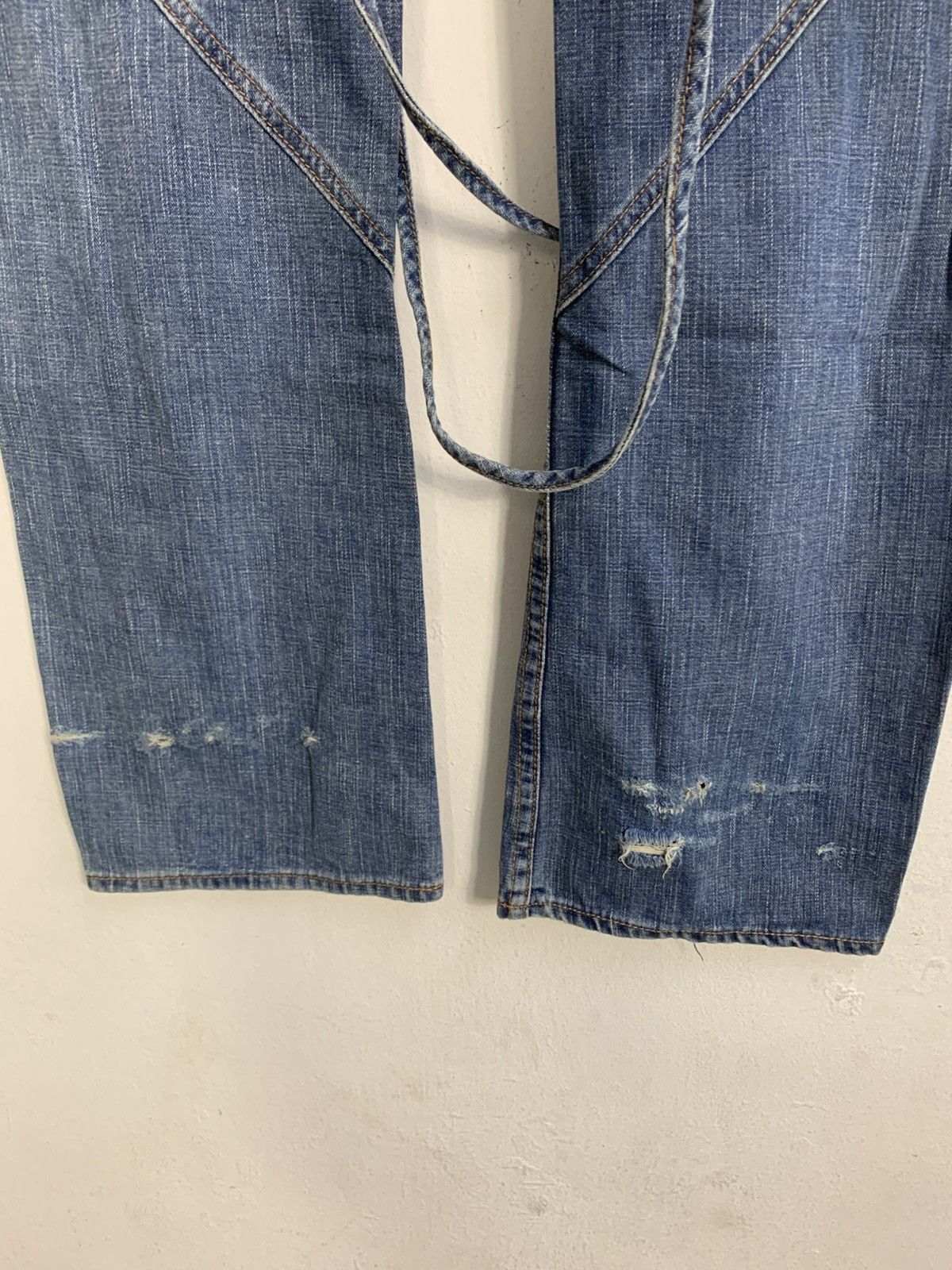 Japanese Brand Heartjean Japan Smock Uniform Indigo Straight Cut Zipper Size 32" / US 10 / IT 46 - 15 Thumbnail