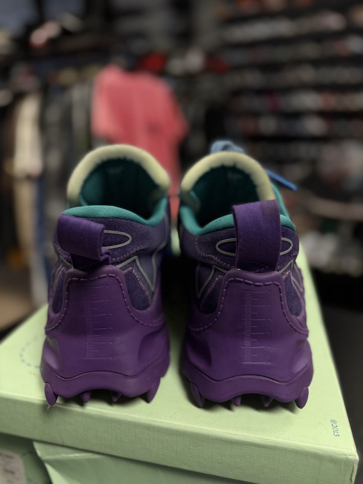 Off-White Off White ODYS 1000 Purple Blue $850 Retail 44EU/11US Size US 11 / EU 44 - 11 Thumbnail