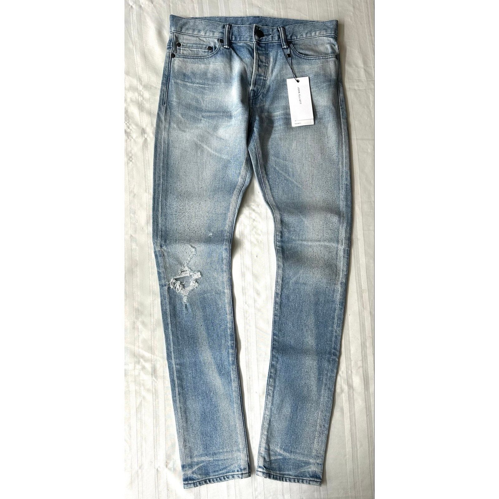 John Elliott NWT John Elliott The Cast 2 Jeans Distressed Men's Sz 28 Size US 28 / EU 44 - 1 Thumbnail