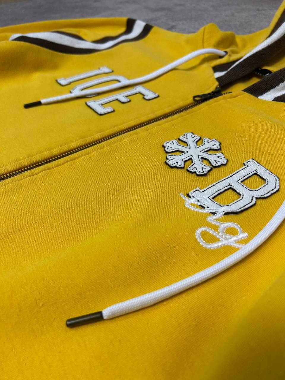 Iceberg Gilmar Iceberg Fullzip Spellout Yellow Hoodie Size M Size US M / EU 48-50 / 2 - 3 Thumbnail