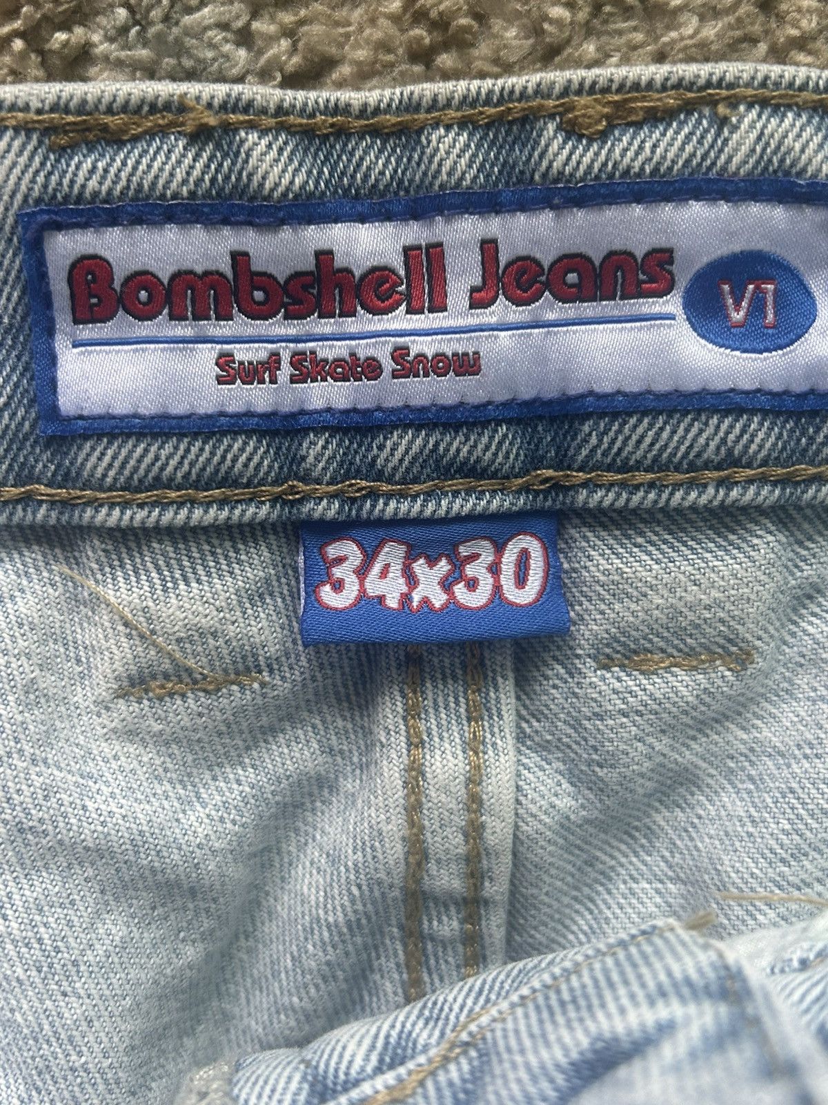 Other Bombshell V1 baggy surf jeans Size US 34 / EU 50 - 2 Thumbnail