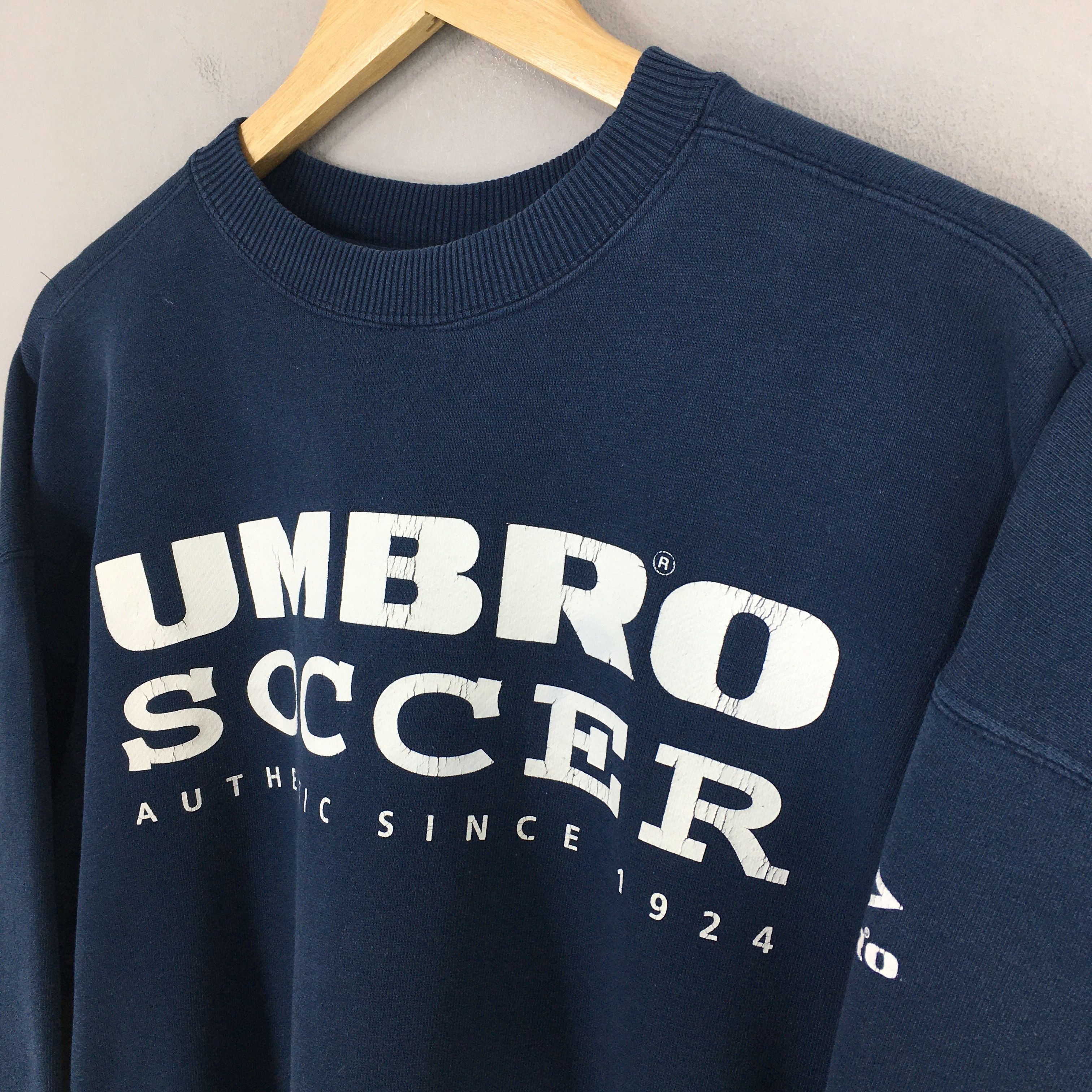 Sports Specialties × Umbro Vintage Umbro Soccer Sportswear Blue Sweatshirt Medium Size US M / EU 48-50 / 2 - 3 Thumbnail