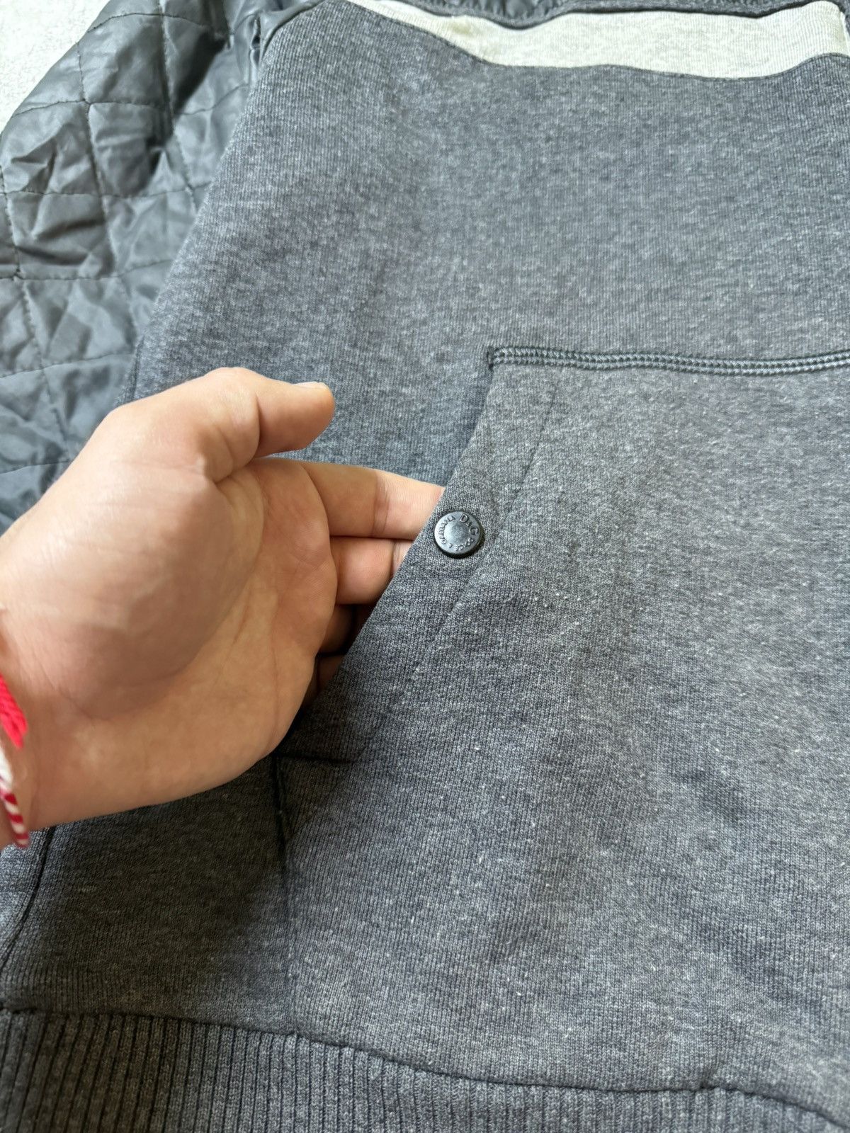 Dolce & Gabbana AW2007 Dolce & Gabbana Quilted Zip-up Grey Jacket Size US L / EU 52-54 / 3 - 5 Thumbnail