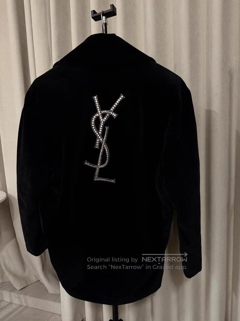 Saint Laurent Paris Saint Laurent Paris universal size Crystal Beaded Puffer Co Size US M / EU 48-50 / 2 - 2 Thumbnail