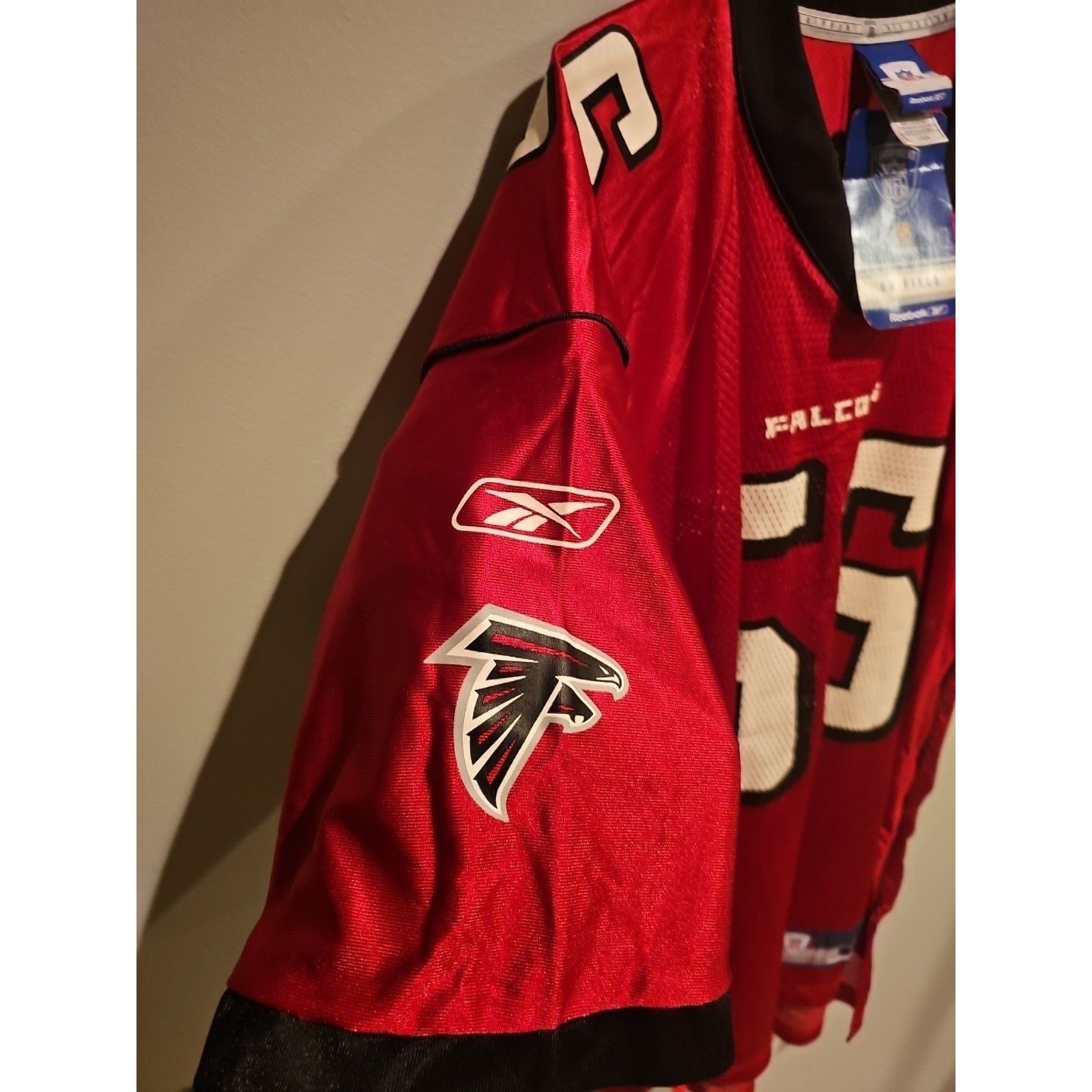 Reebok Atlanta Flacons Keith Brooking #56 Reebok Jersey Size L NWT Size US L / EU 52-54 / 3 - 5 Thumbnail