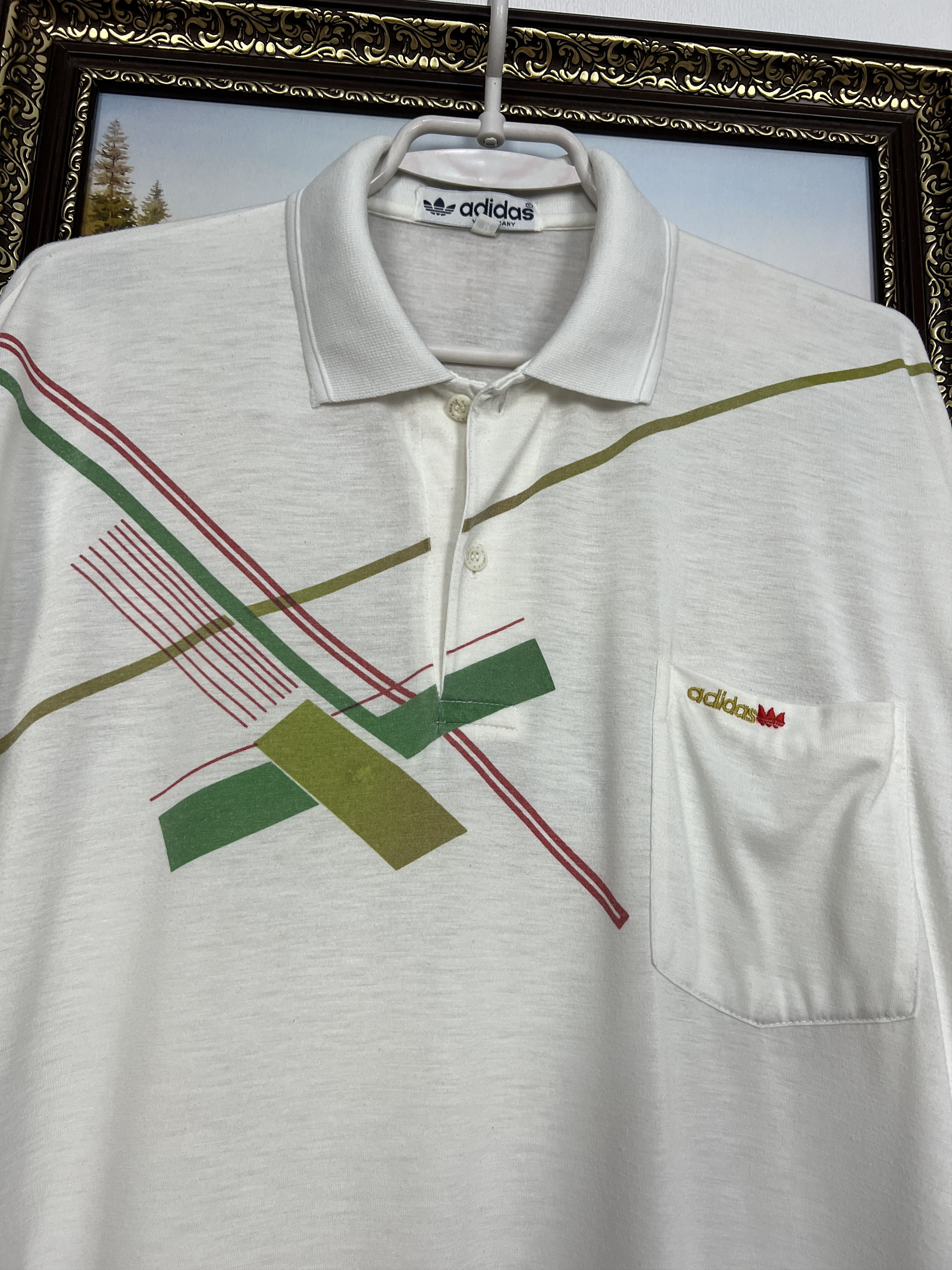 Adidas Vintage 90's Lendl Edberg Tennis Polo Shirt Jersey Hype Size US M / EU 48-50 / 2 - 3 Thumbnail