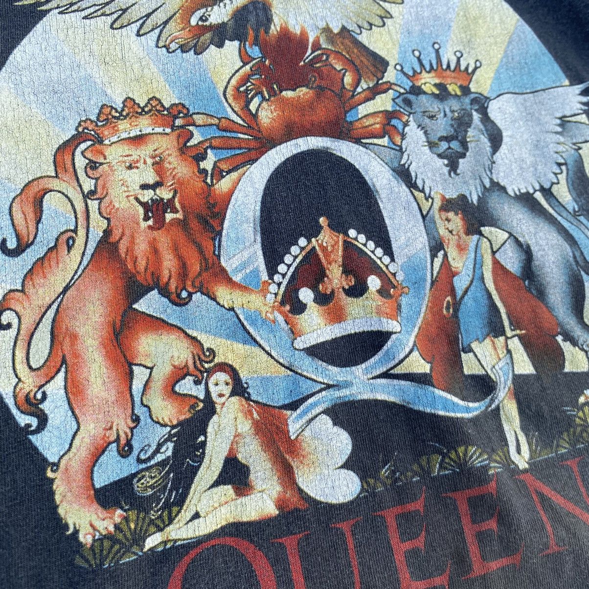 Band Tees Thrashed Faded Vintage Y2K Queen UK Band ERD GRUNGE TEE Size US L / EU 52-54 / 3 - 6 Thumbnail