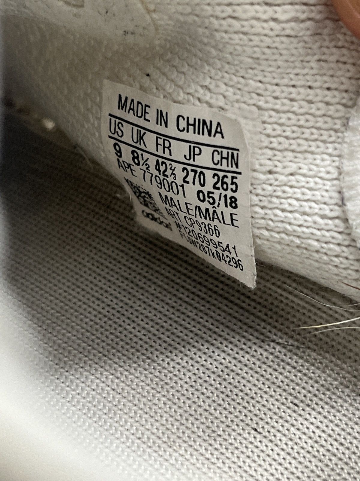 Adidas × Yeezy Yeezy boost 350 V2 ‘Cream White/Triple White’ Size US 9 / EU 42 - 4 Thumbnail