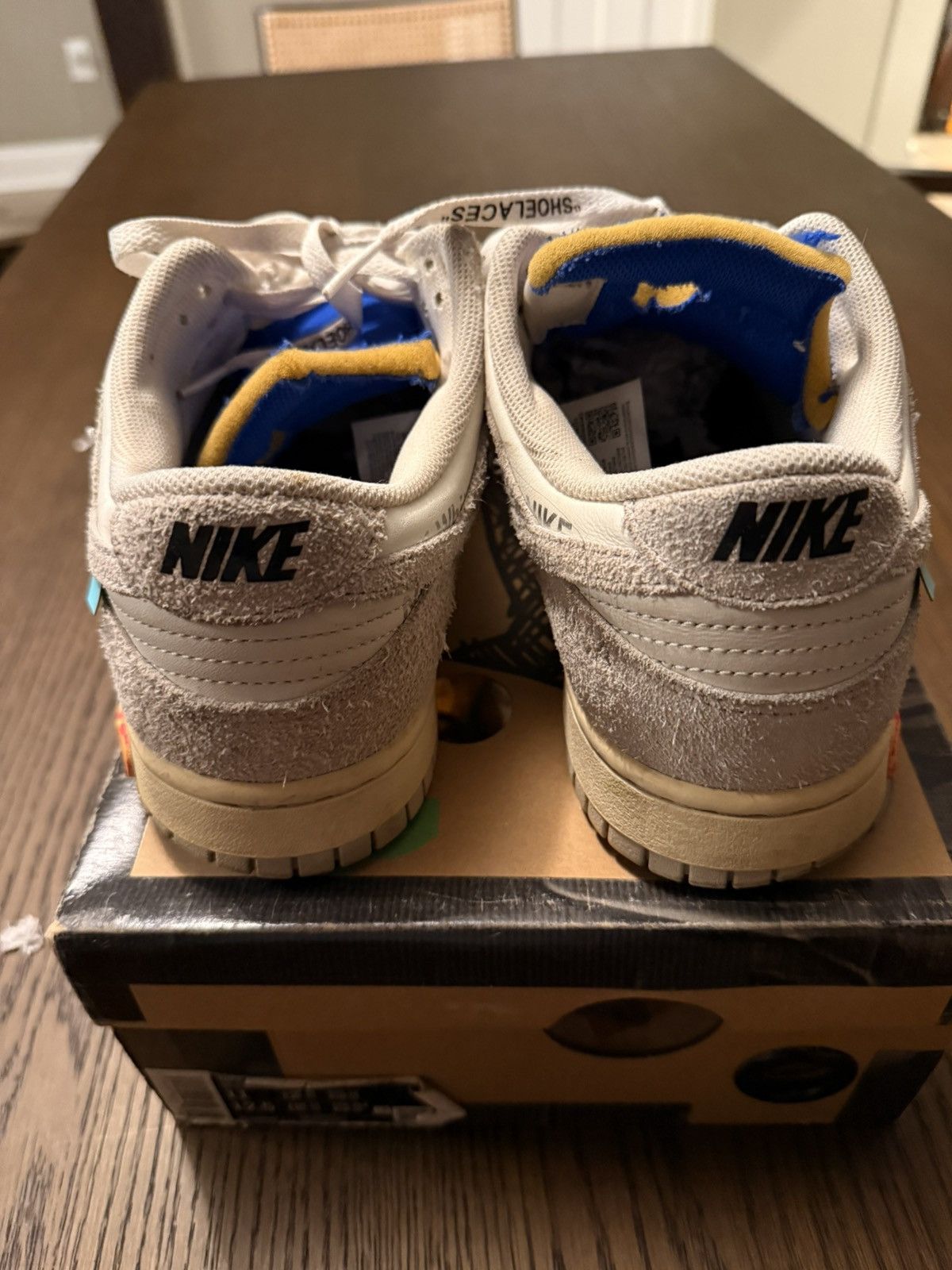 Nike × Off-White Nike x Off-White Dunk Low Lot 16 Size US 11 / EU 44 - 4 Thumbnail