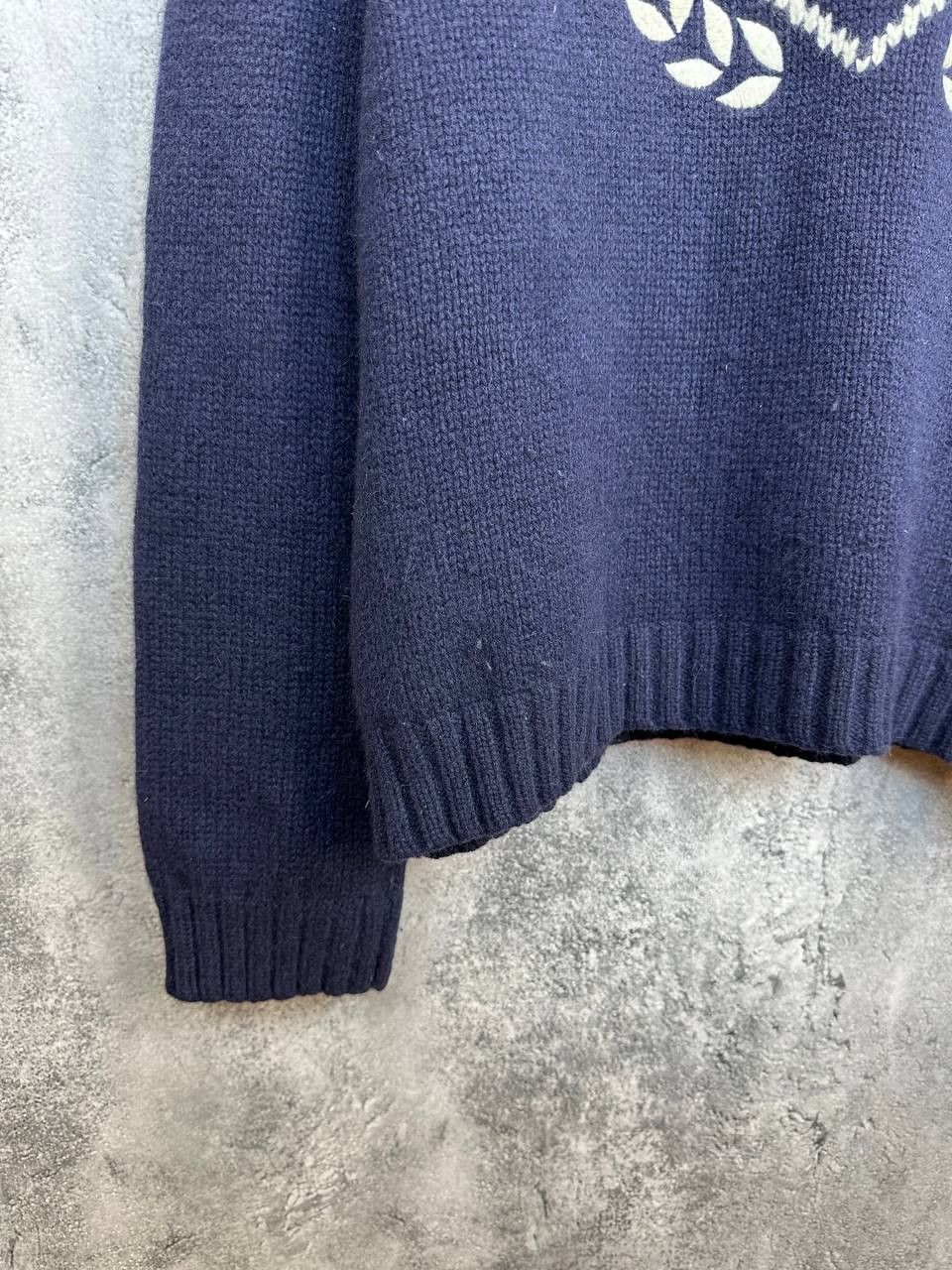Gant GANT Lambswool Angora Turtleneck Crest Logo Knit Jumper Size XL / US 12-14 / IT 48-50 - 6 Thumbnail