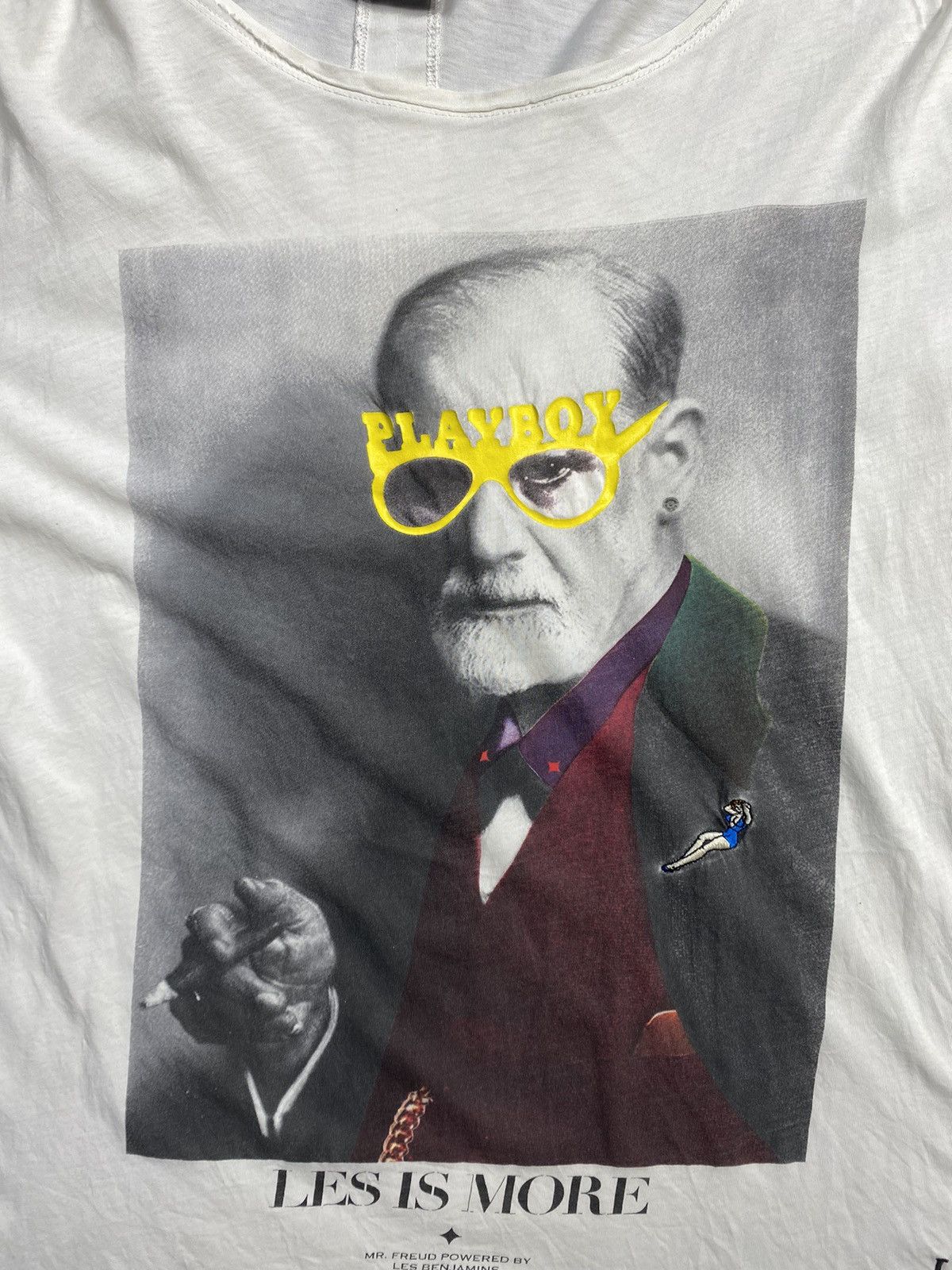 Les Benjamins × Playboy Les Benjamins Men’s Playboy T-shirt with Big Logo Size L Size US L / EU 52-54 / 3 - 3 Thumbnail