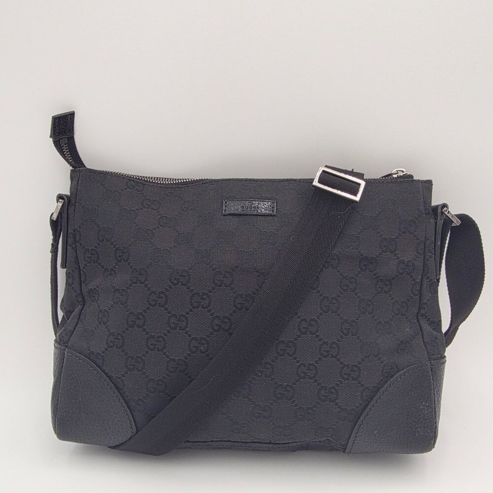 Gucci Gucci Black GG Shoulder Bag Size ONE SIZE - 1 Thumbnail