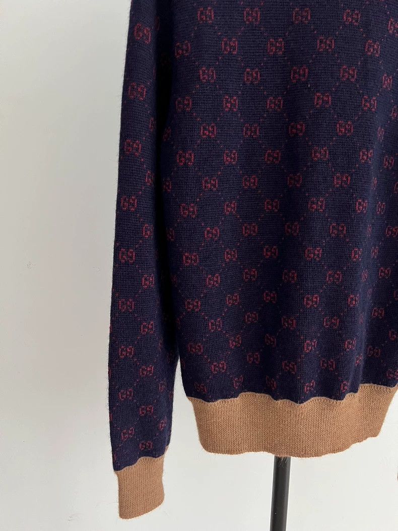 Gucci Gucci Old flower full-print turtleneck sweater knitwear 250 Size US XS / EU 42 / 0 - 3 Thumbnail