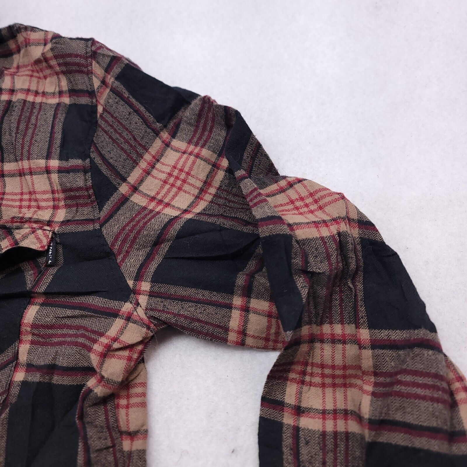 O'Neill O'Neill Tartan Flannel Shirt Mens Size Small S Black Brown Size US S / EU 44-46 / 1 - 4 Thumbnail