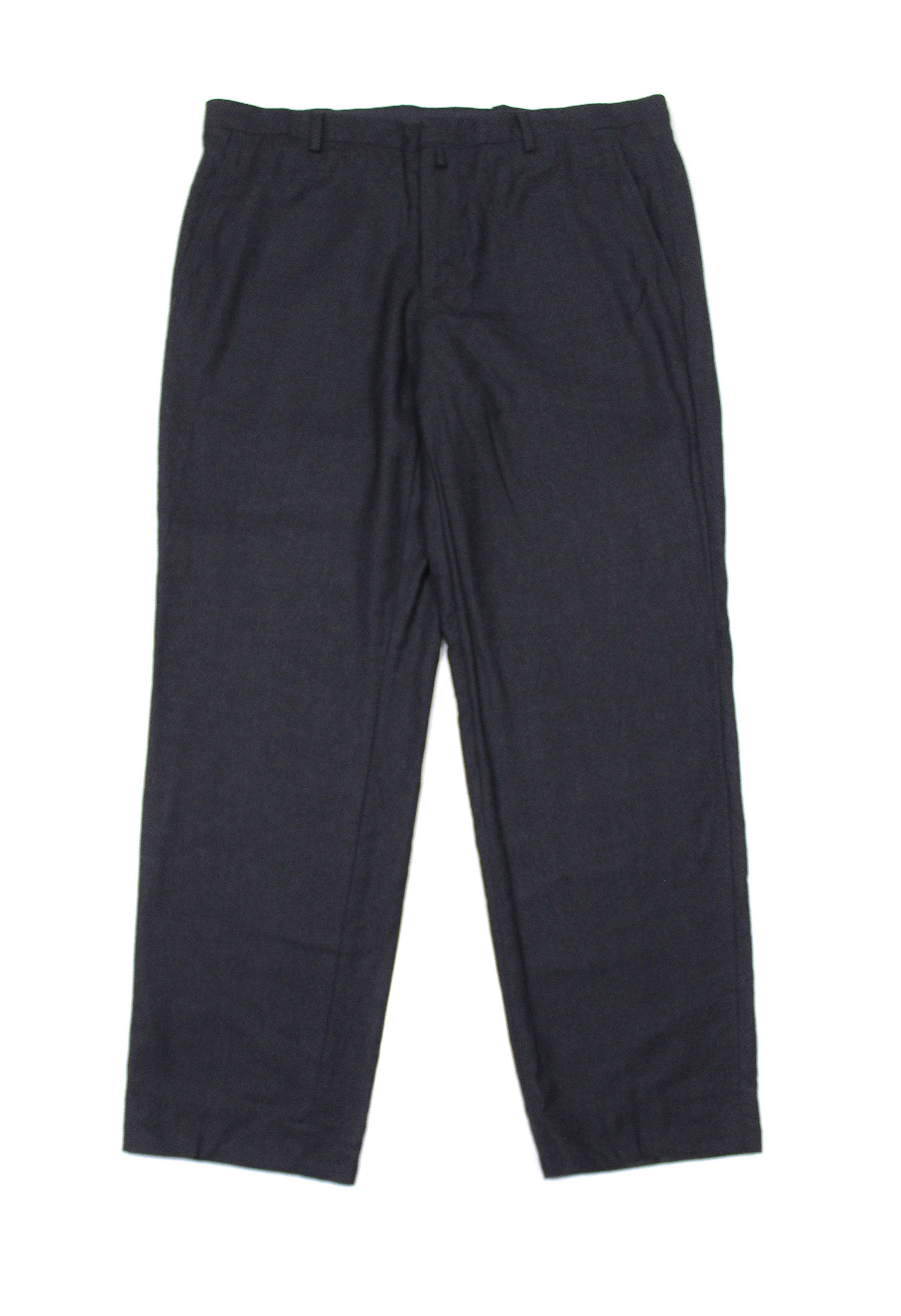 image of Jil Sander x Raf Simons 2009 Raf Simons Era Wool Pants in Grey, Men's (Size 36)
