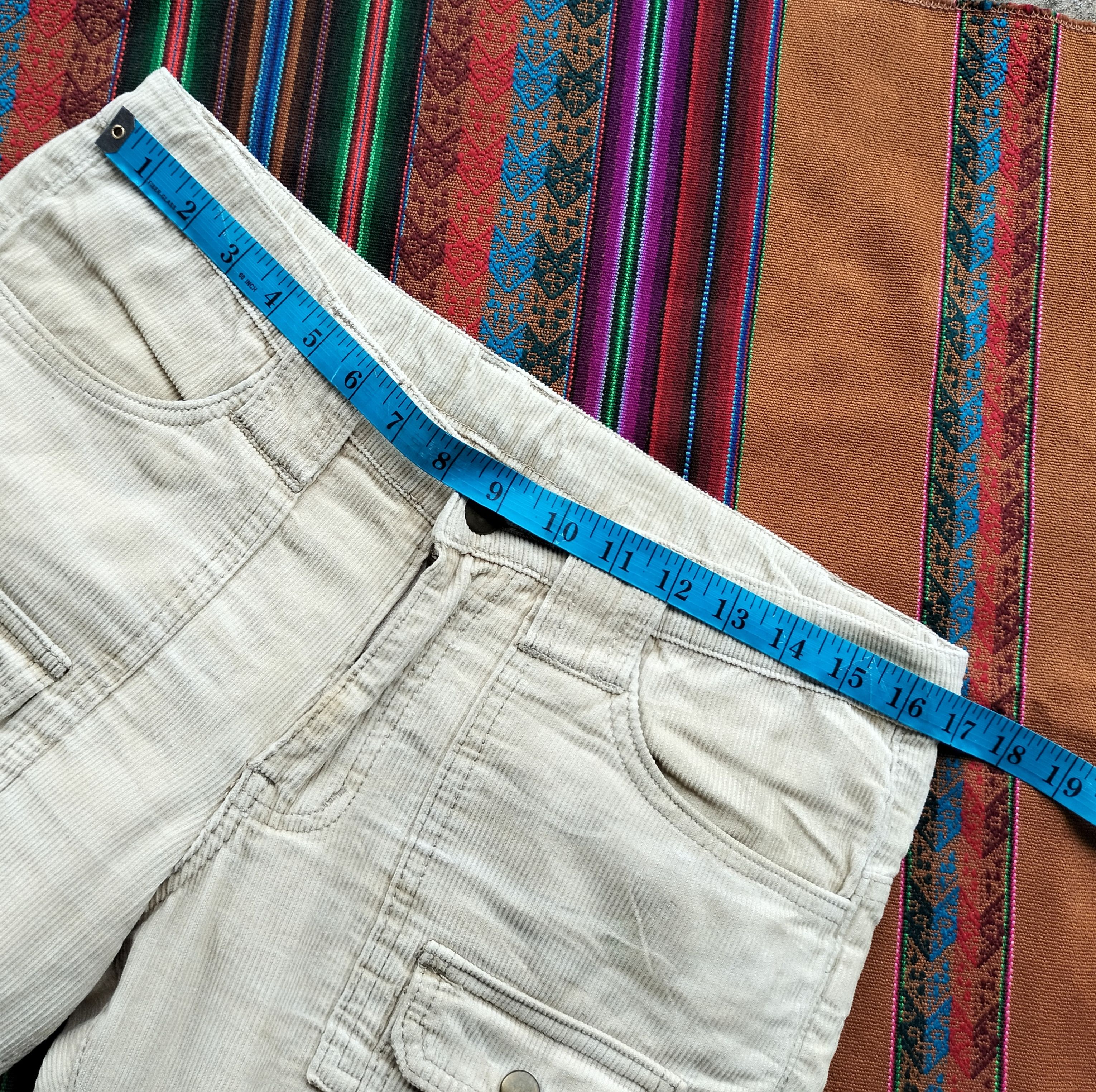 Hysteric Glamour Vintage Made in Heaven patchwork flare corduroy pants Size US 33 - 12 Thumbnail
