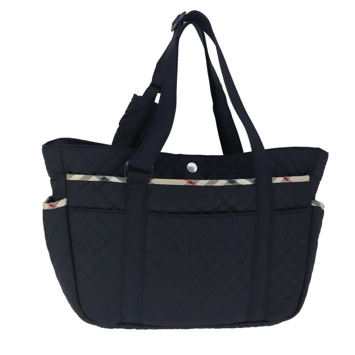 Burberry Nova Check Black Synthetic Tote Bag (Pre-Owned) Size ONE SIZE - 1 Thumbnail