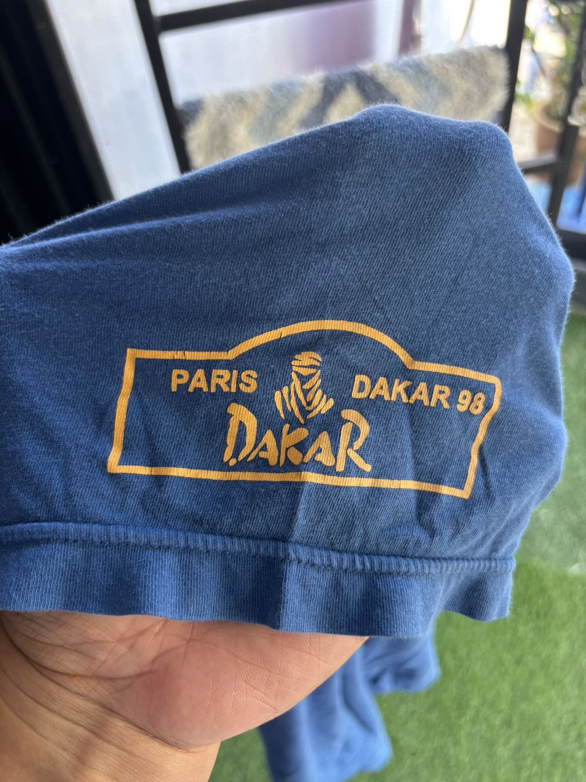 Vintage Vintage 1998 Dakar Ralli Art Tshirt Size US L / EU 52-54 / 3 - 3 Thumbnail