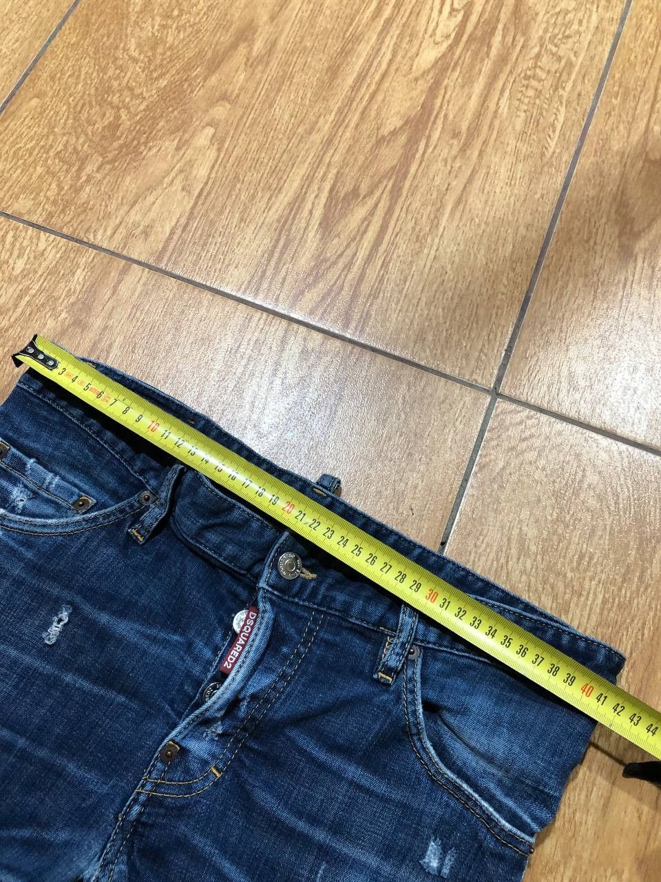 Dsquared2 Dsquared2 Skinny Faded Cotton Ripped Distressed Skinny Jeans Size US 32 / EU 48 - 10 Thumbnail