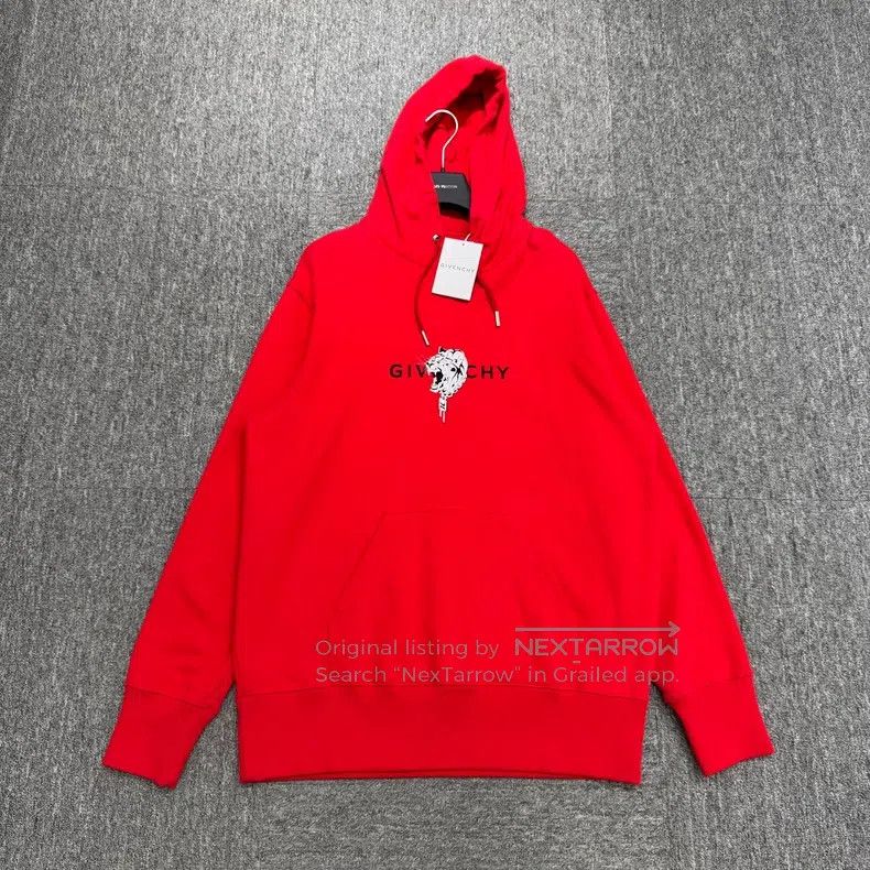 Givenchy Givenchy Tiger Head Letter Print Hoodie Size US L / EU 52-54 / 3 - 1 Thumbnail