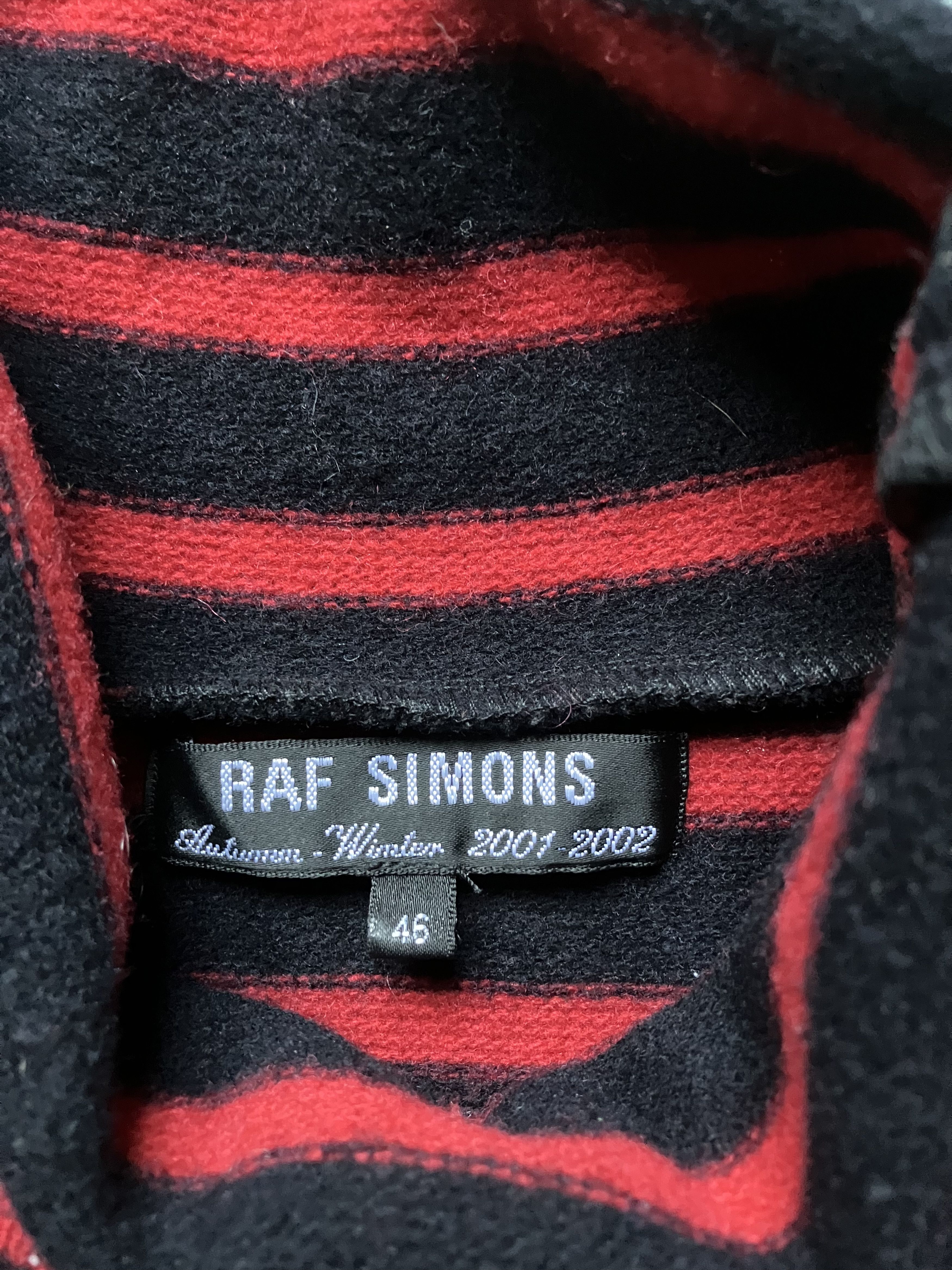 Raf Simons Raf Simons AW01 Riot Riot Riot Patched Turtleneck Size US S / EU 44-46 / 1 - 8 Thumbnail