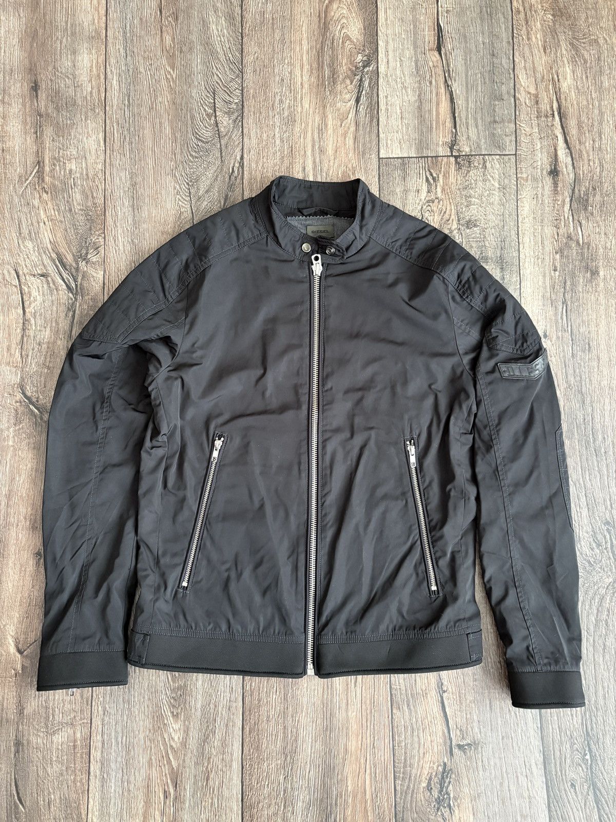 Diesel Diesel Leather Patch Logo Teflon System Moto Racing Jacket Size US M / EU 48-50 / 2 - 1 Thumbnail