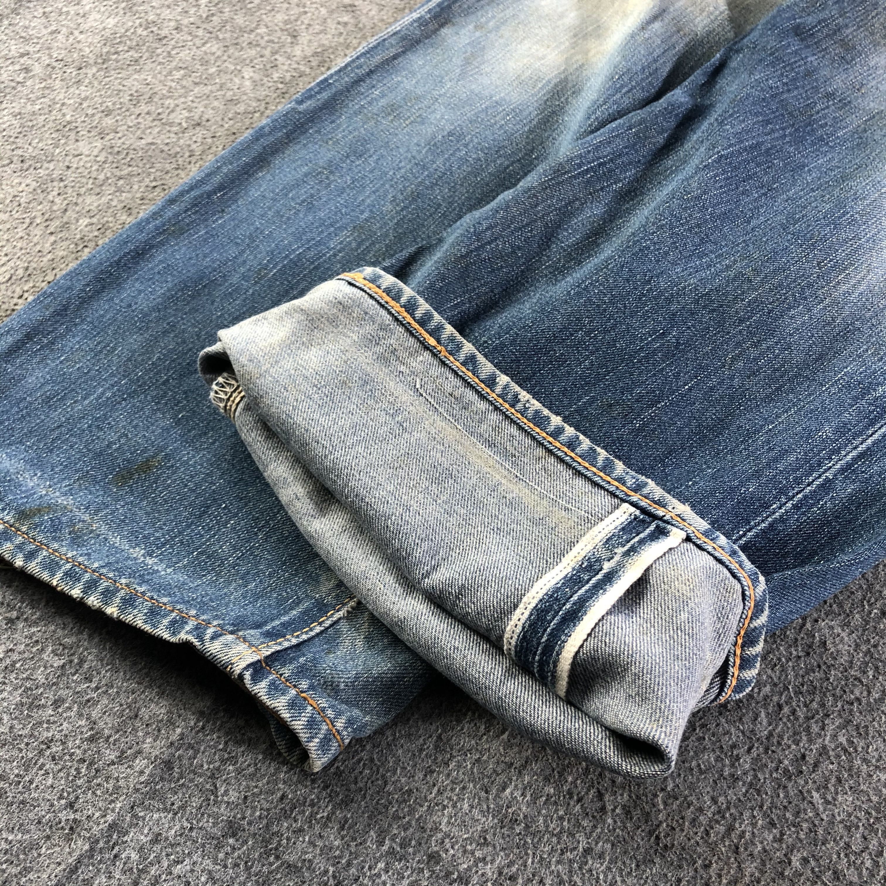 Lee Vintage Blue Wash Lee Jeans-J2961 Size US 32 / EU 48 - 7 Thumbnail