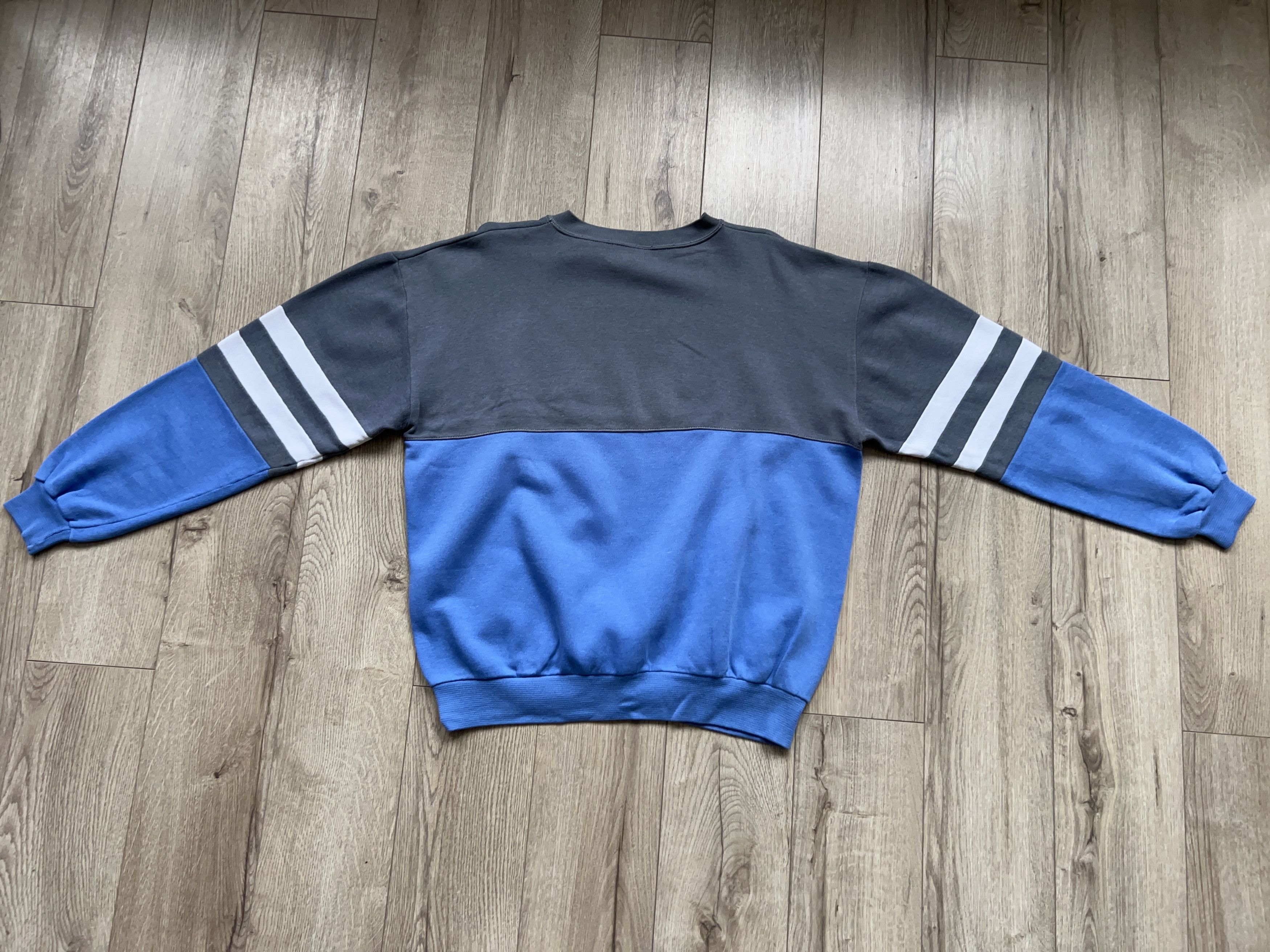 Nike × Vintage Sweatshirt Pullover Blue Gray Cotton Made in Italy Size XL Size US XL / EU 56 / 4 - 12 Thumbnail