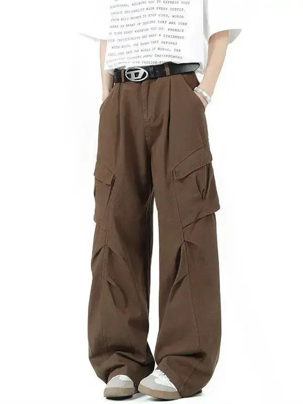 Japanese Brand Retro straight leg wide leg casual jeans Size US 32 / EU 48 - 1 Thumbnail