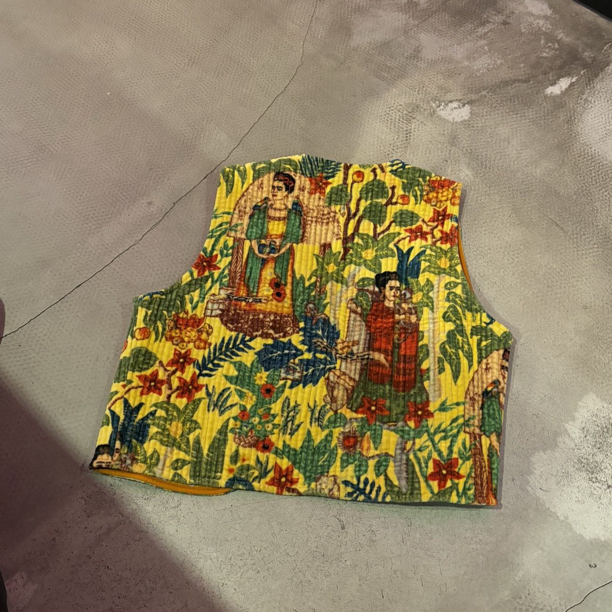 Japanese Brand × Vintage vintage vest Frida Kahlo amazing beautiful Size L / US 10 / IT 46 - 5 Thumbnail