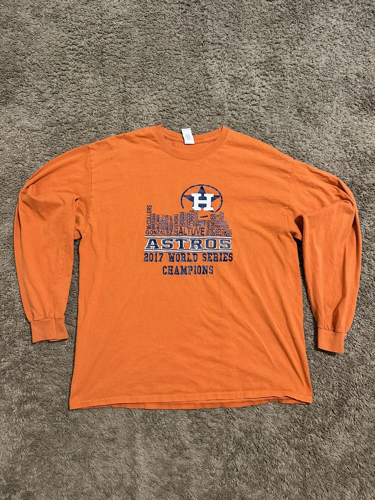 MLB Vintage MLB Houston Astors 2017 shirt size XL Size US XL / EU 56 / 4 - 1 Thumbnail