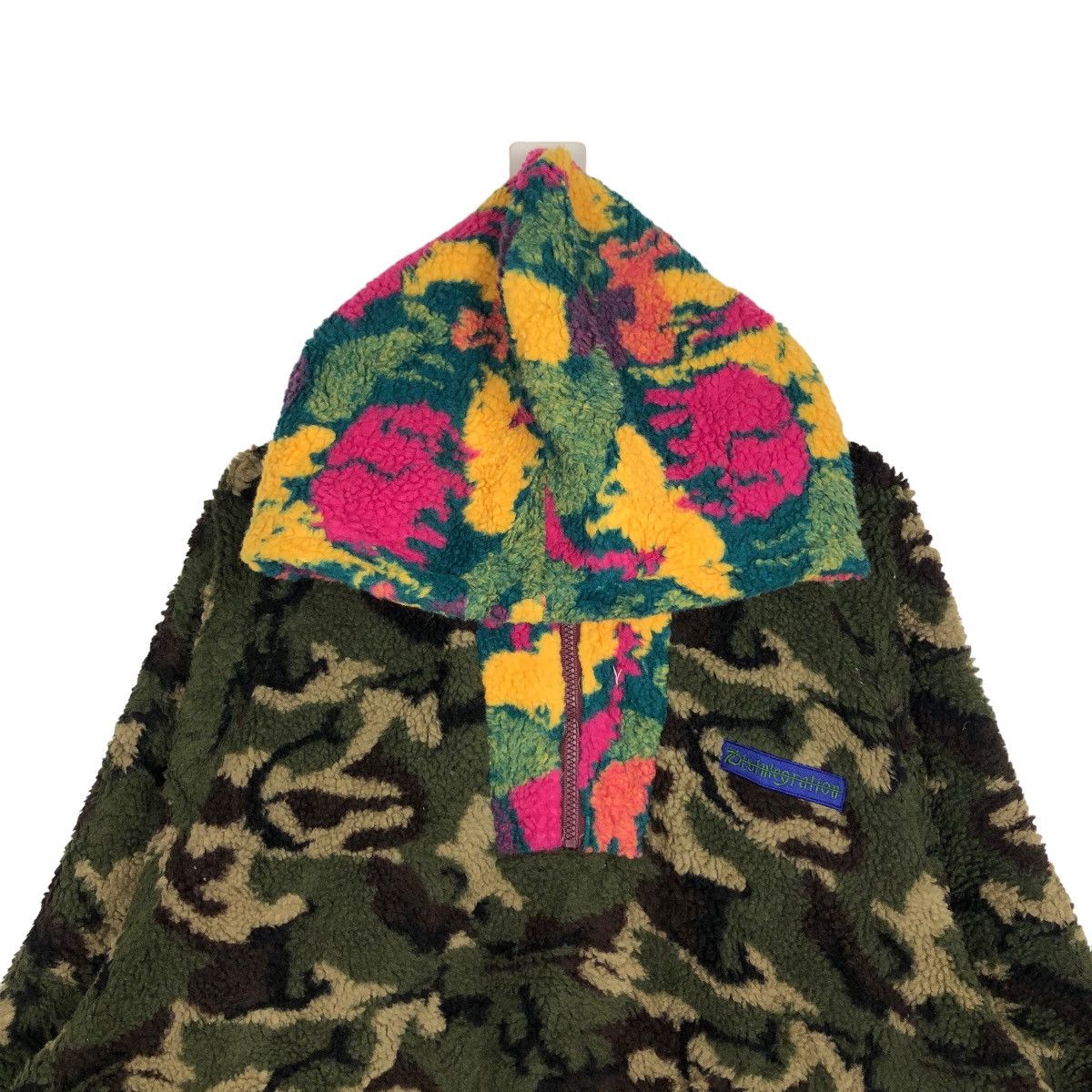 Japanese Brand VINTAGE CAMO FLEECE JACKET RARE COLOUR DISINTEGRATION JAPAN Size US XL / EU 56 / 4 - 2 Thumbnail
