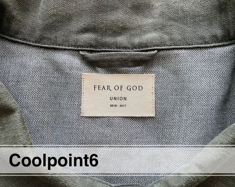 Fear of God Fear of God Co-branded limited edition denim jacket Size US XL / EU 56 / 4 - 3 Thumbnail