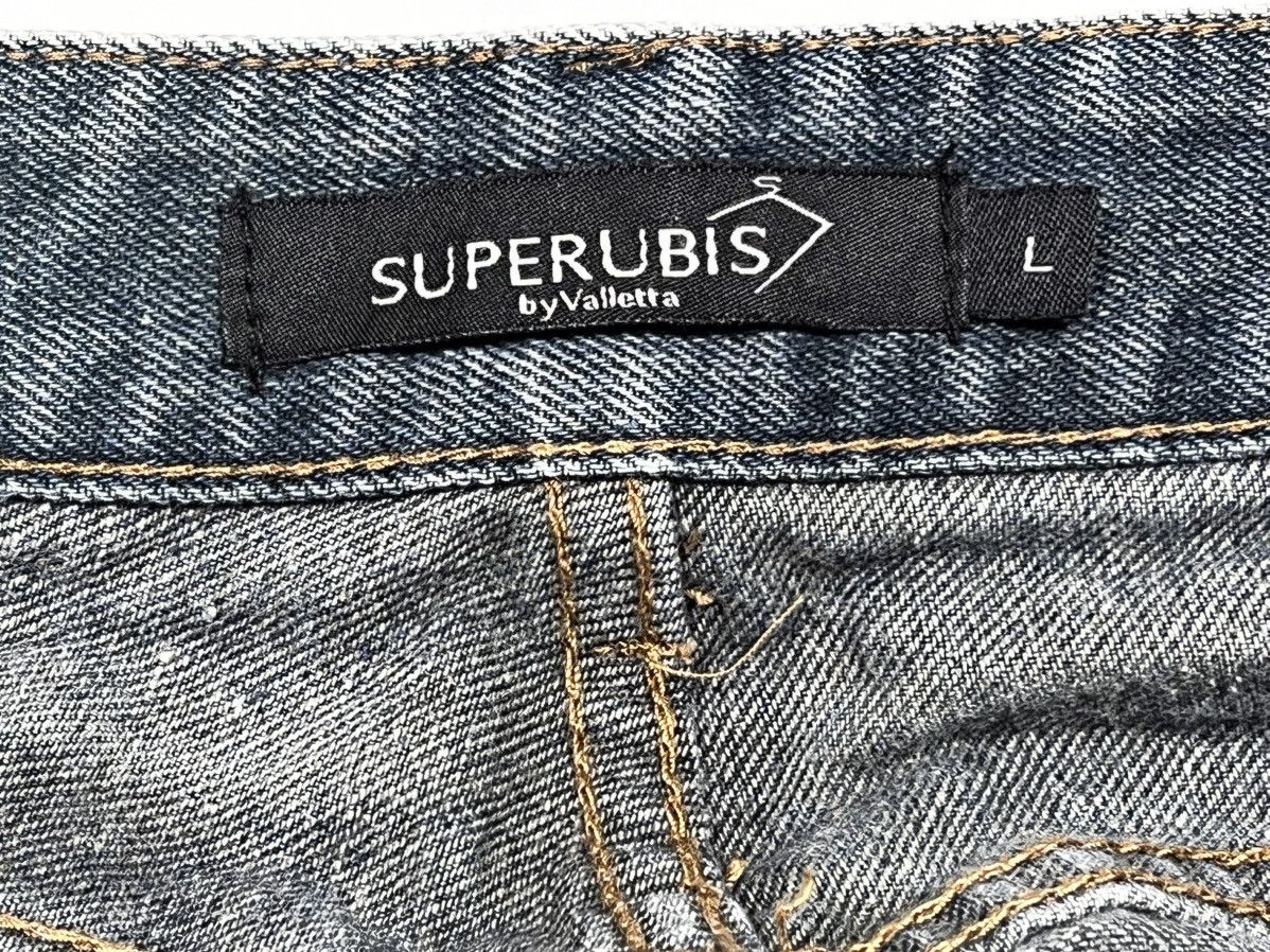 Japanese Brand Superubis by Valetta Denim Washed Distressed Pants Vintage Size US 30 / EU 46 - 7 Thumbnail