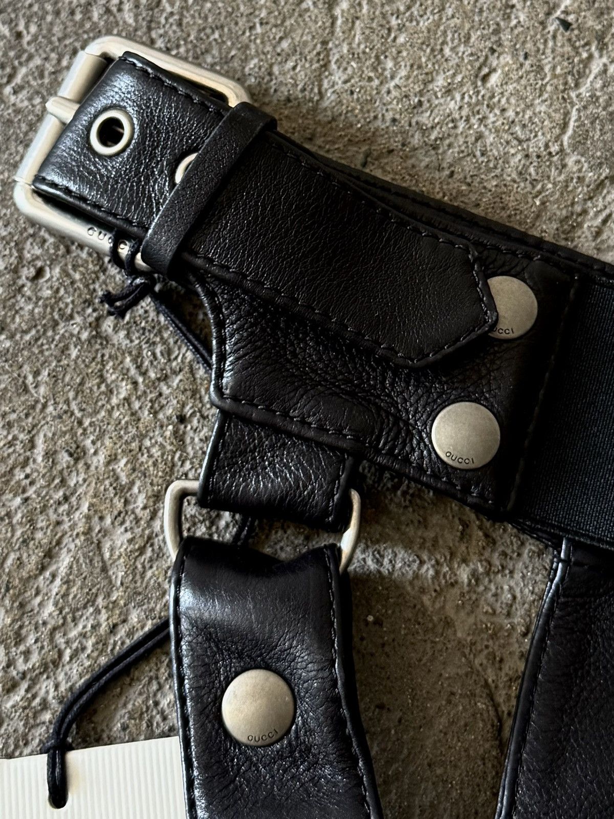 Gucci Gucci - Alessandro Michele - SS19 - Calf skin - Jockstrap Size ONE SIZE - 18 Thumbnail