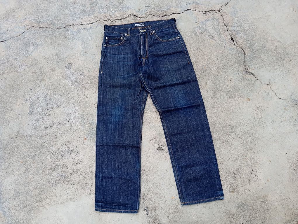 Japanese Brand Tokyo Tribe 💥 Santastic SARU Denim Jeans 😎 Manga Japan Size US 34 / EU 50 - 4 Thumbnail