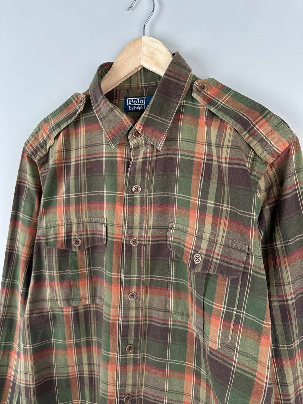 Polo Ralph Lauren × Vintage Vintage Y2k Polo Ralph Lauren Check Button Up Shirt Size US L / EU 52-54 / 3 - 1 Thumbnail