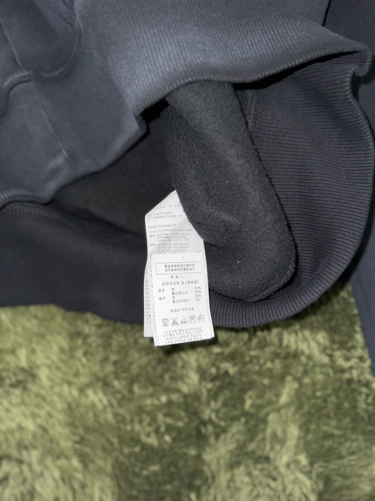 1017 ALYX 9SM [L] 1017 ALYX 9SM SMOKE Graphic Washed Hoodie black Size US L / EU 52-54 / 3 - 5 Thumbnail