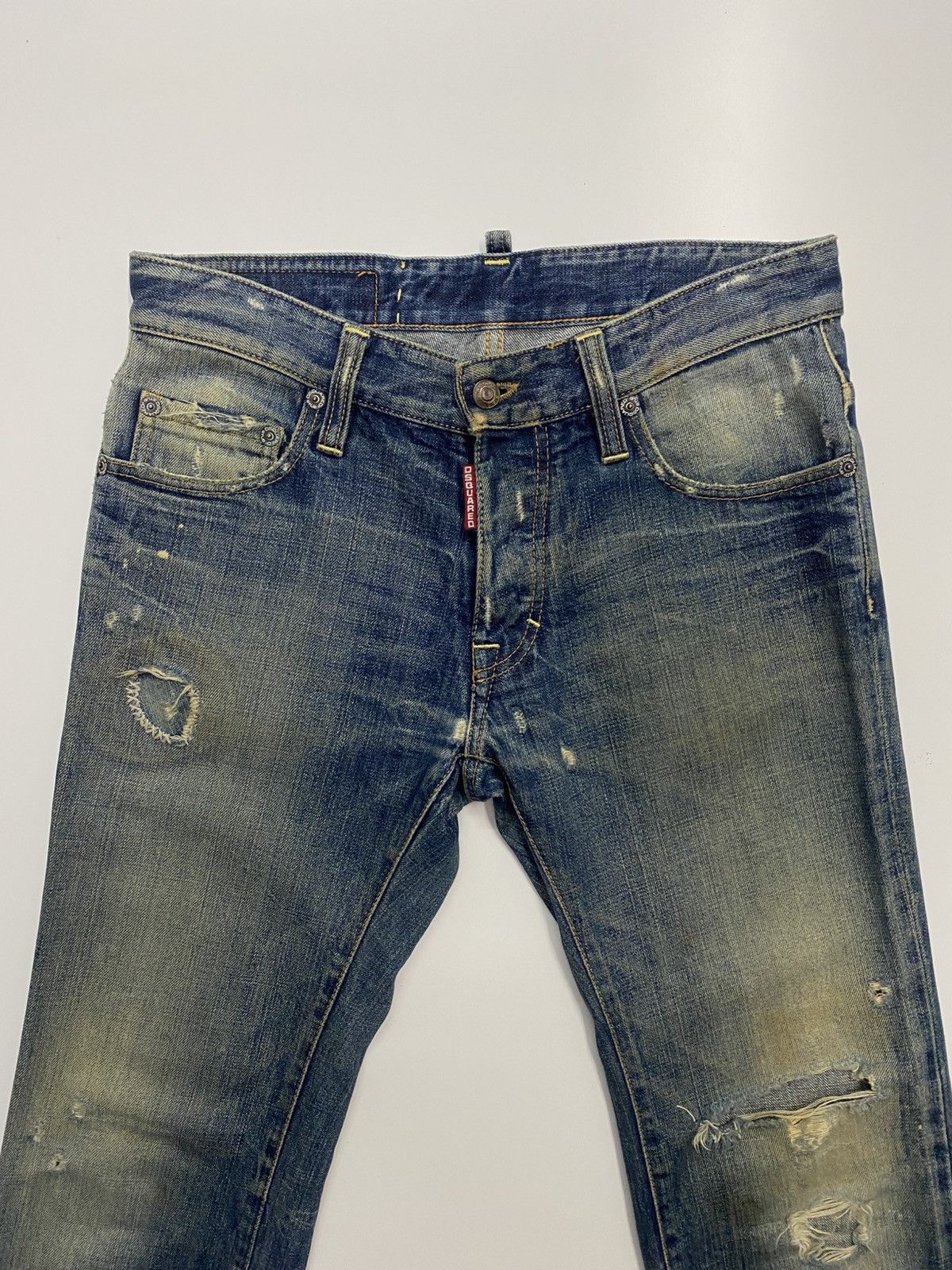Dsquared2 Dsquared2 Distress Style Denim Jeans Made In Italy Size 32” Size US 32 / EU 48 - 5 Thumbnail