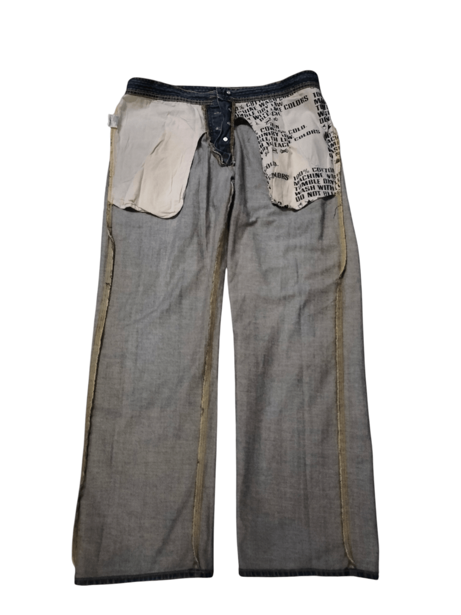 Oakley Oakley Industrial Denim mud wash distressed style jeans goa Size US 37 - 13 Thumbnail