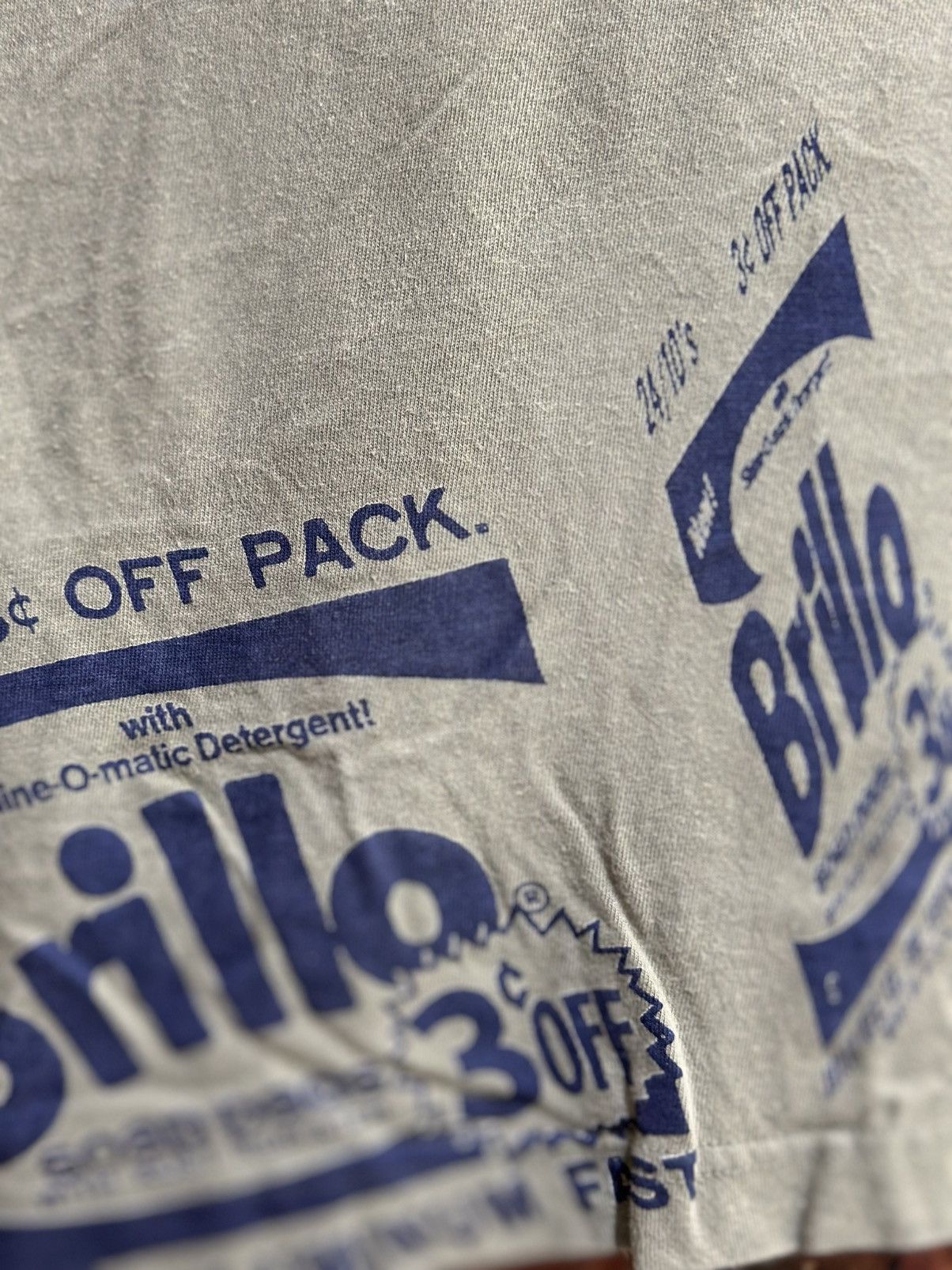 Andy Warhol Vintage Andy Warhol Brillo Soap Pads Sun Faded Tee Size US M / EU 48-50 / 2 - 8 Thumbnail